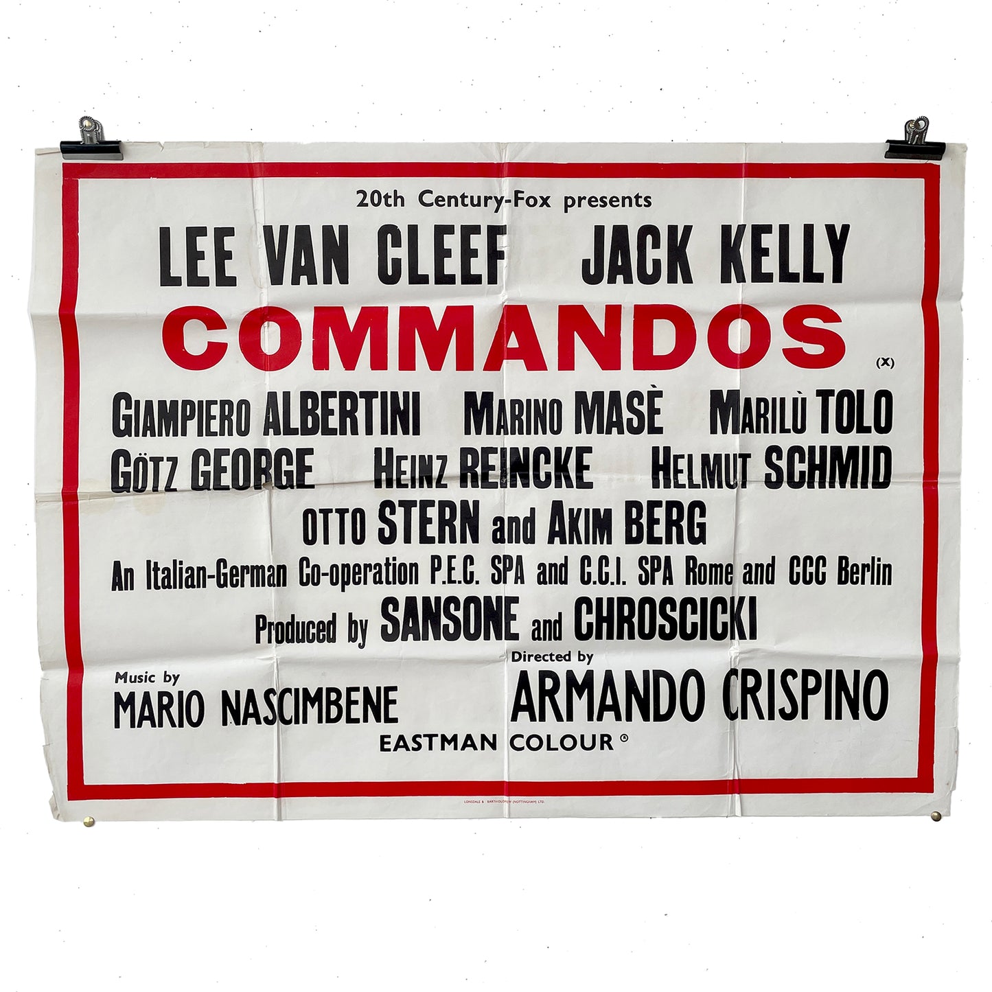 1968 Original Movie Poster – Commandos