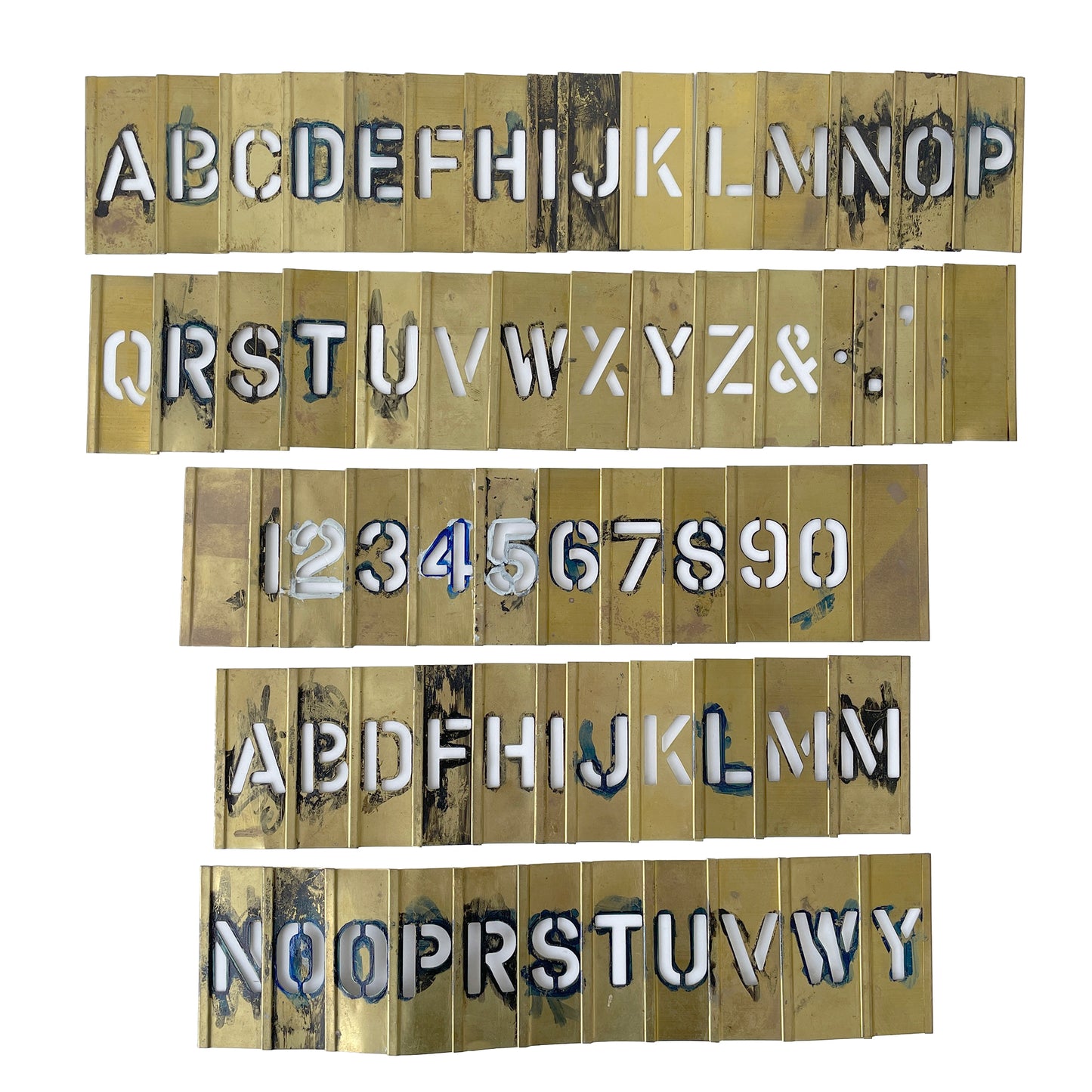Fantastic Vintage Brass Stencils