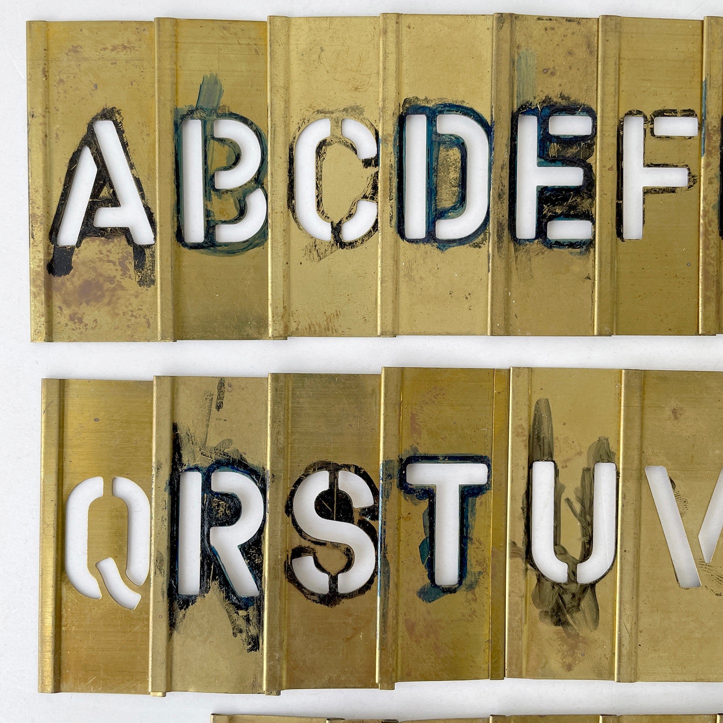Fantastic Vintage Brass Stencils