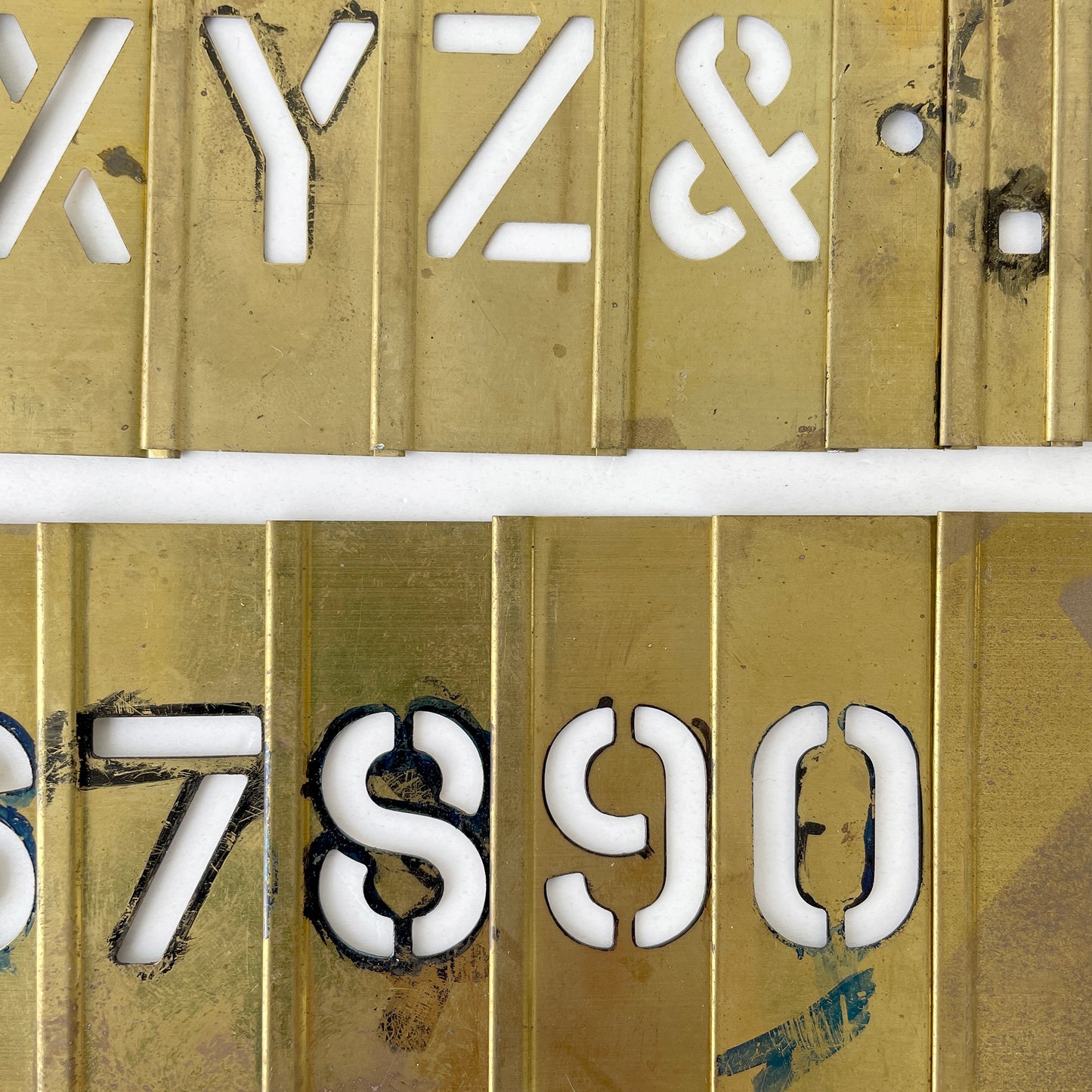 Fantastic Vintage Brass Stencils
