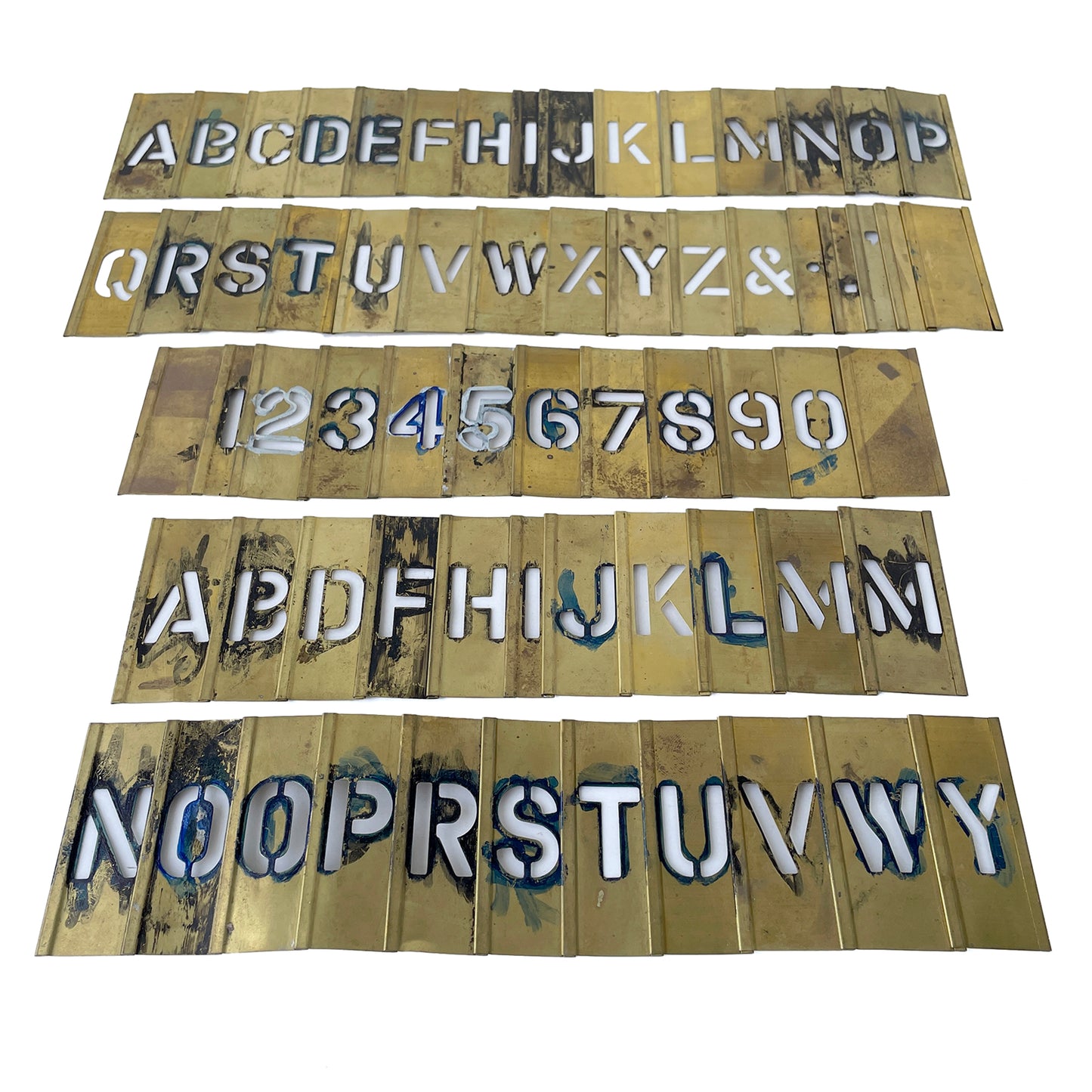 Fantastic Vintage Brass Stencils