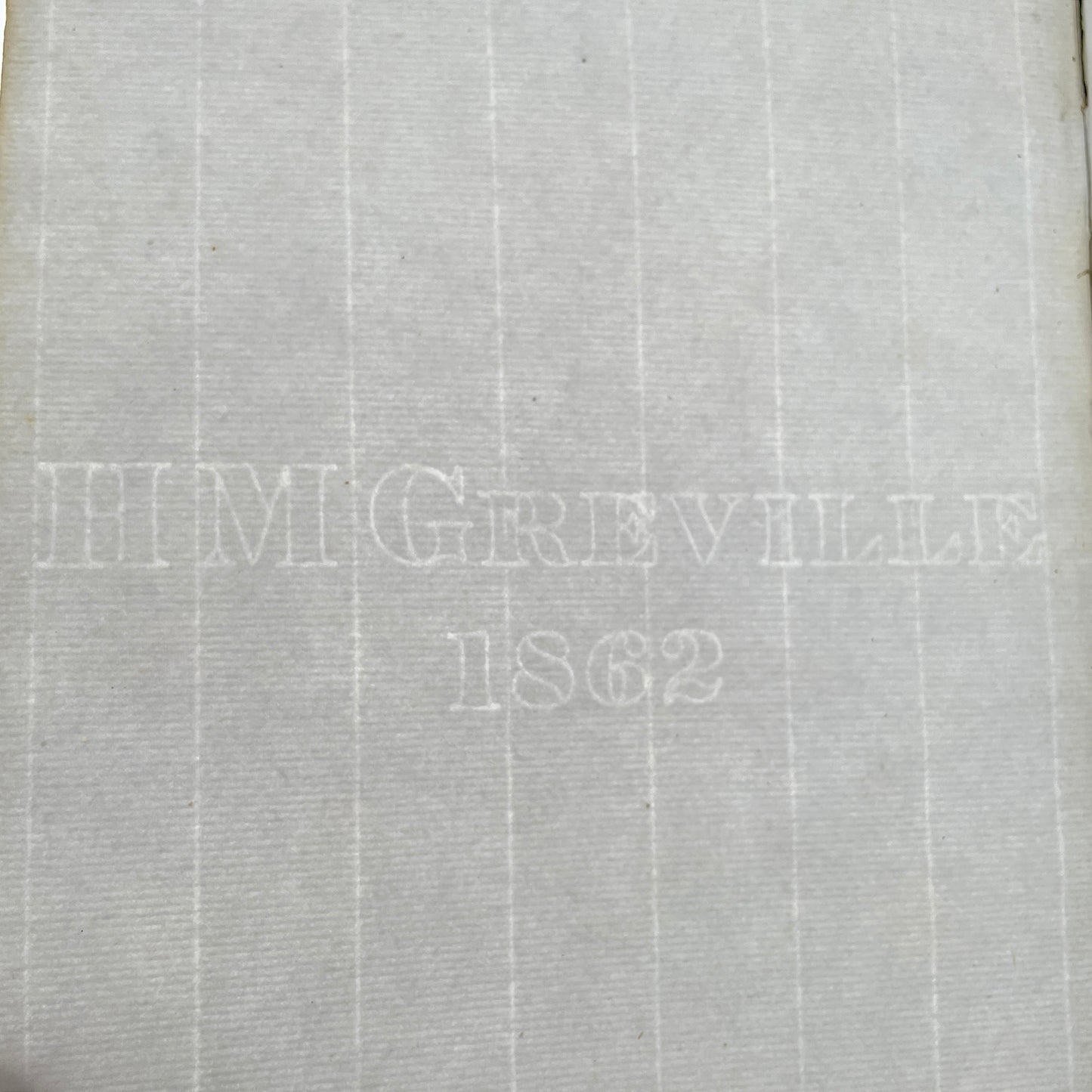 Beautiful 1862 Accounts Book