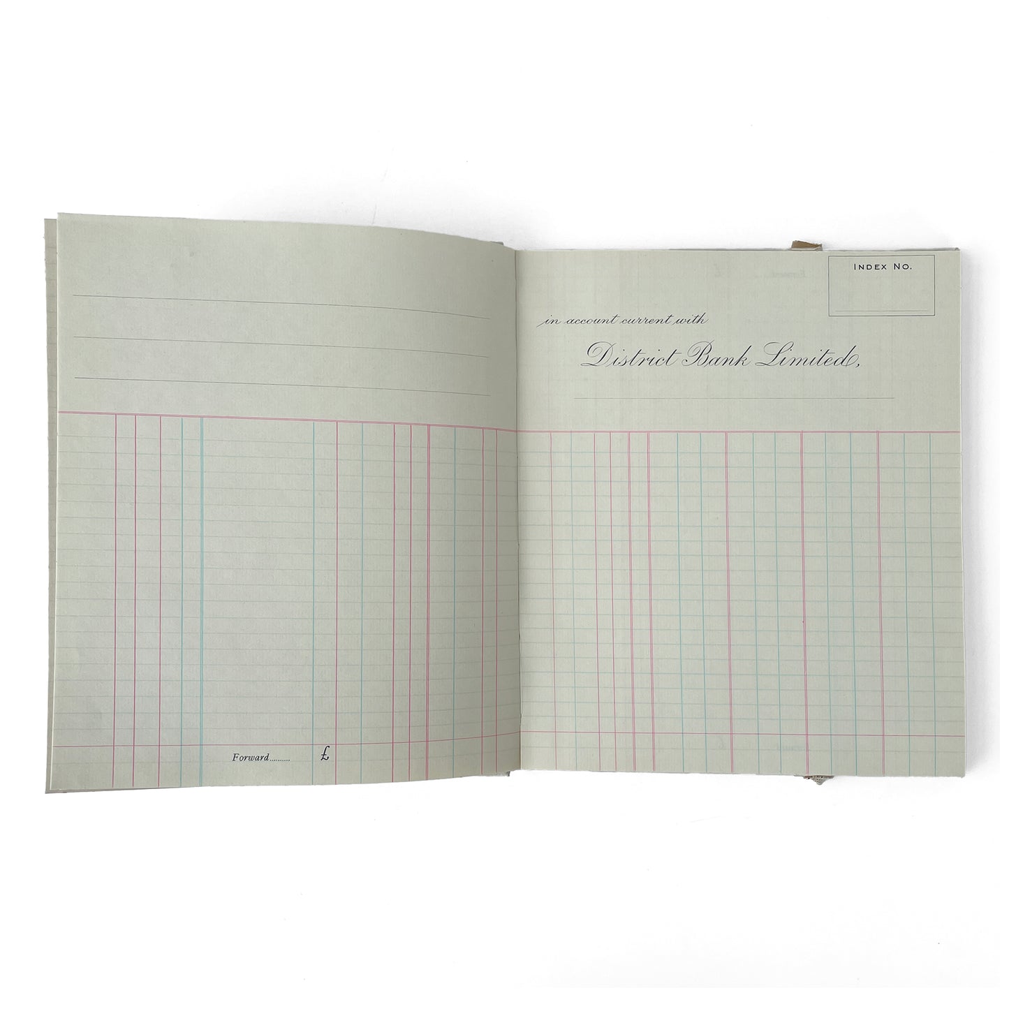1939 Unused District Bank Account Book