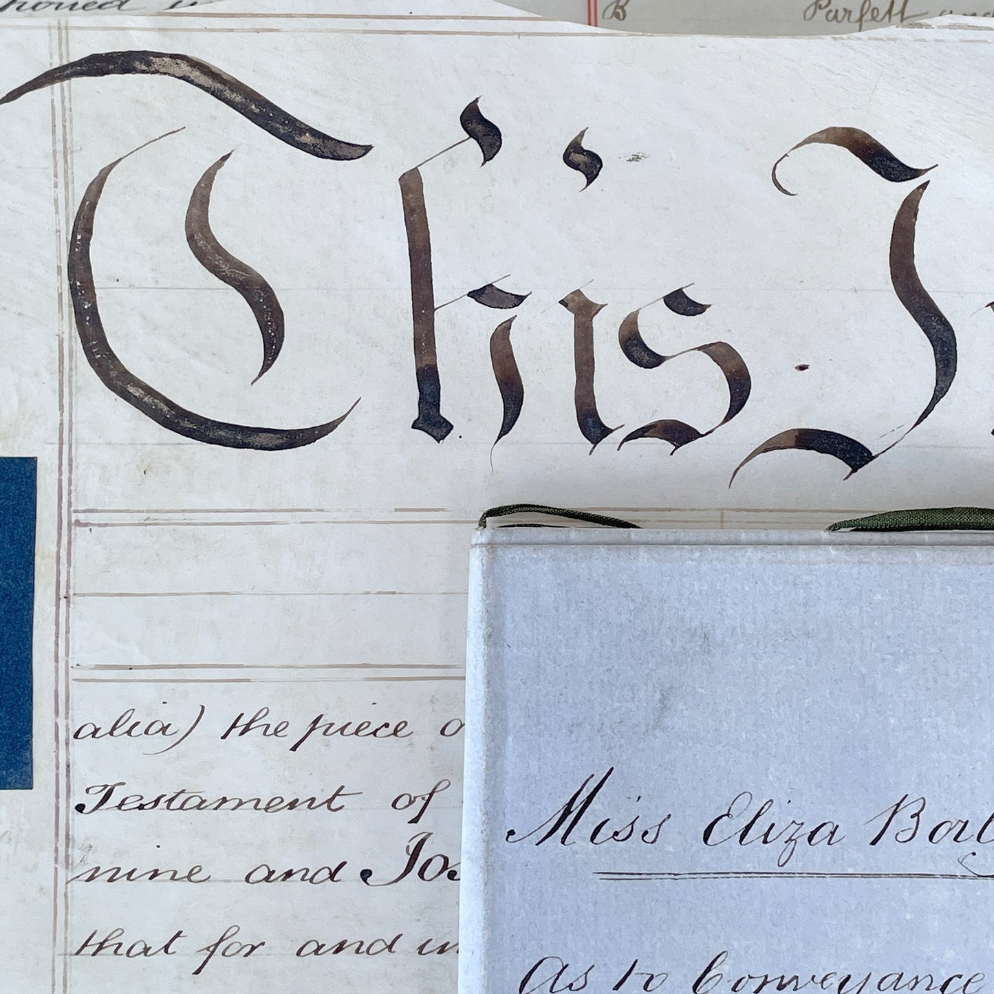 Beautiful Bundle of Legal Documents Circa 1800s – Early 1900s – Bundle 1