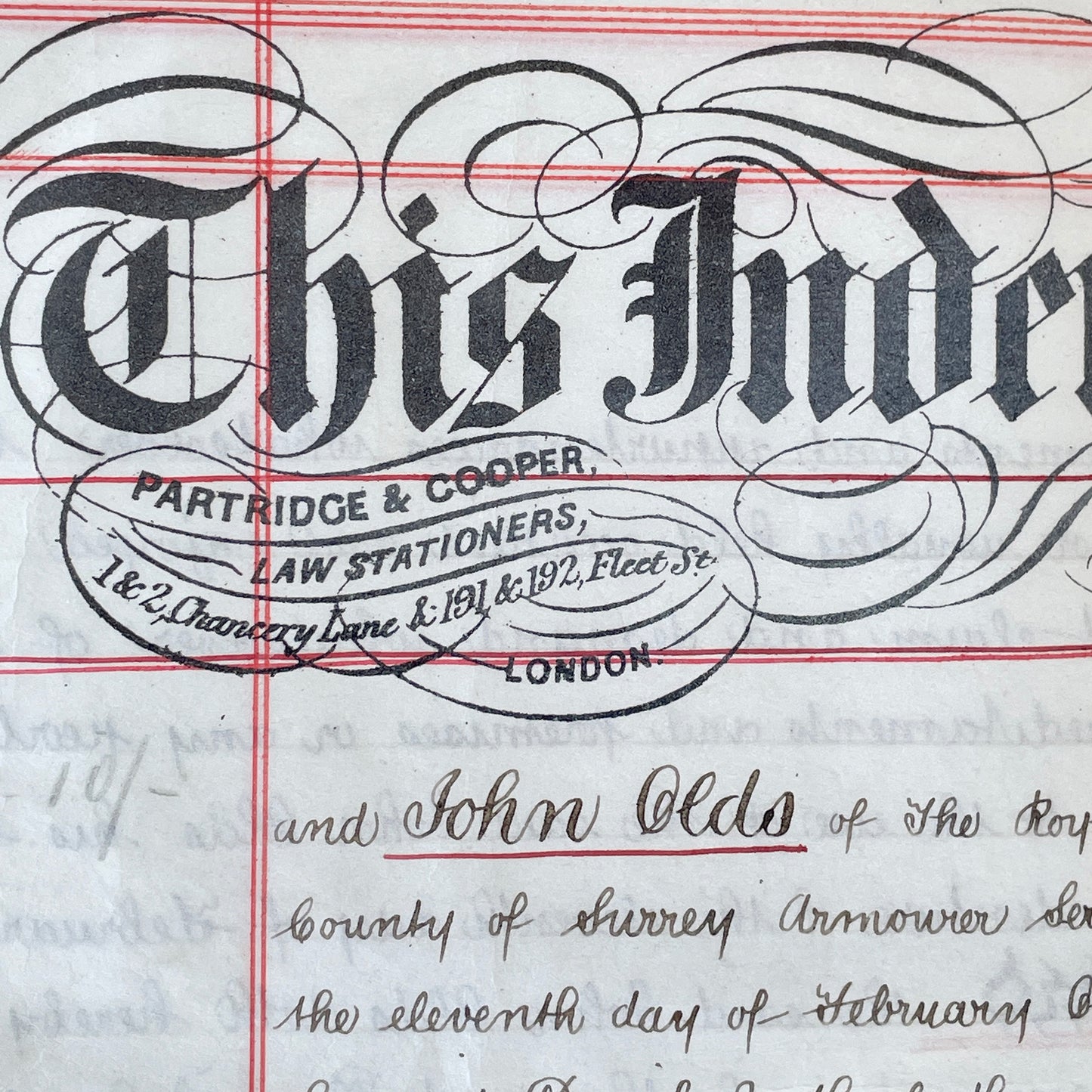 Beautiful Bundle of Legal Documents Circa 1800s – Early 1900s – Bundle 1