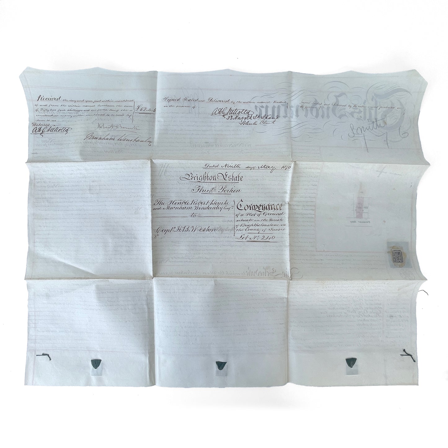 Beautiful Bundle of Legal Documents Circa 1800s – Early 1900s – Bundle 2