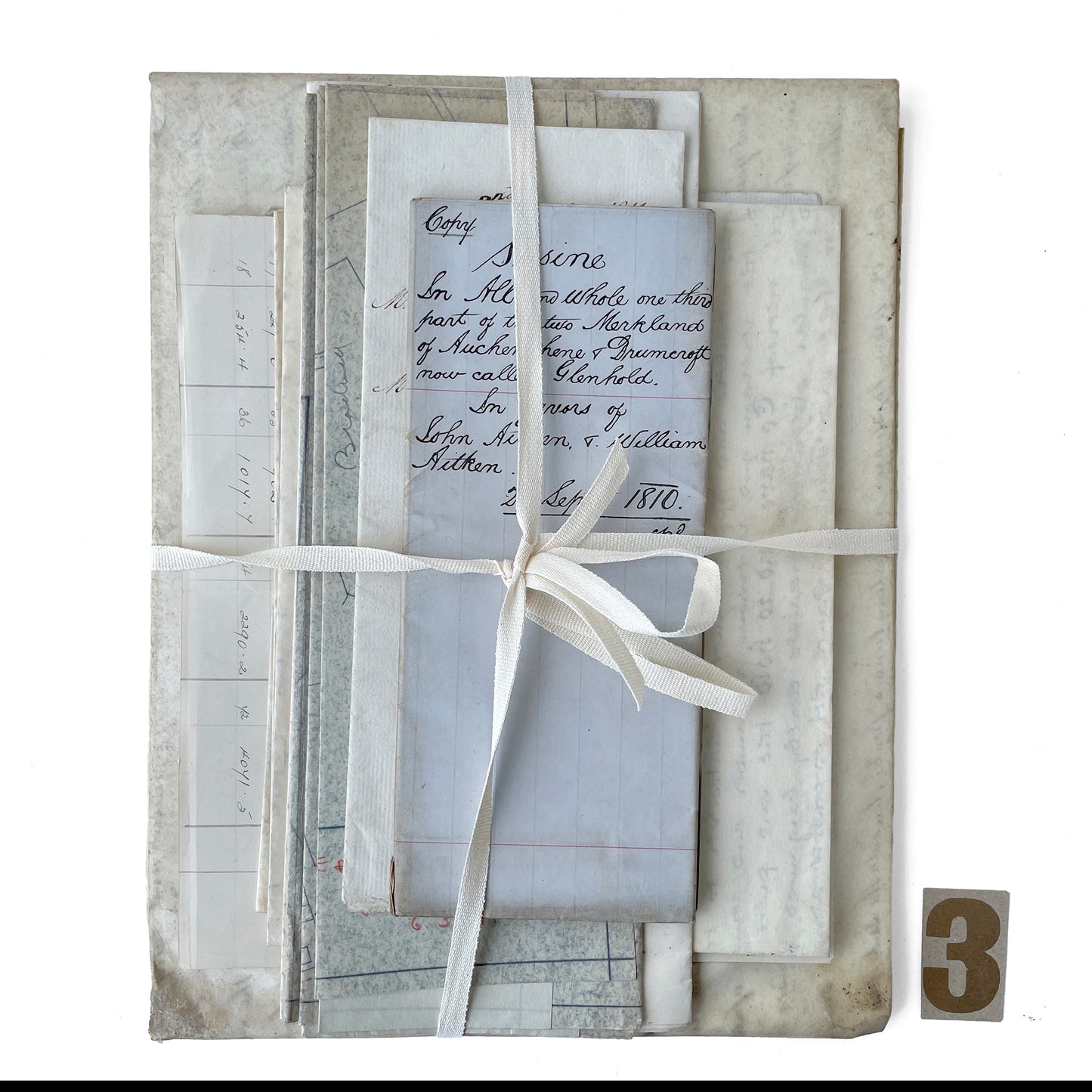 Beautiful Bundle of Legal Documents Circa 1800s – Early 1900s – Bundle 3