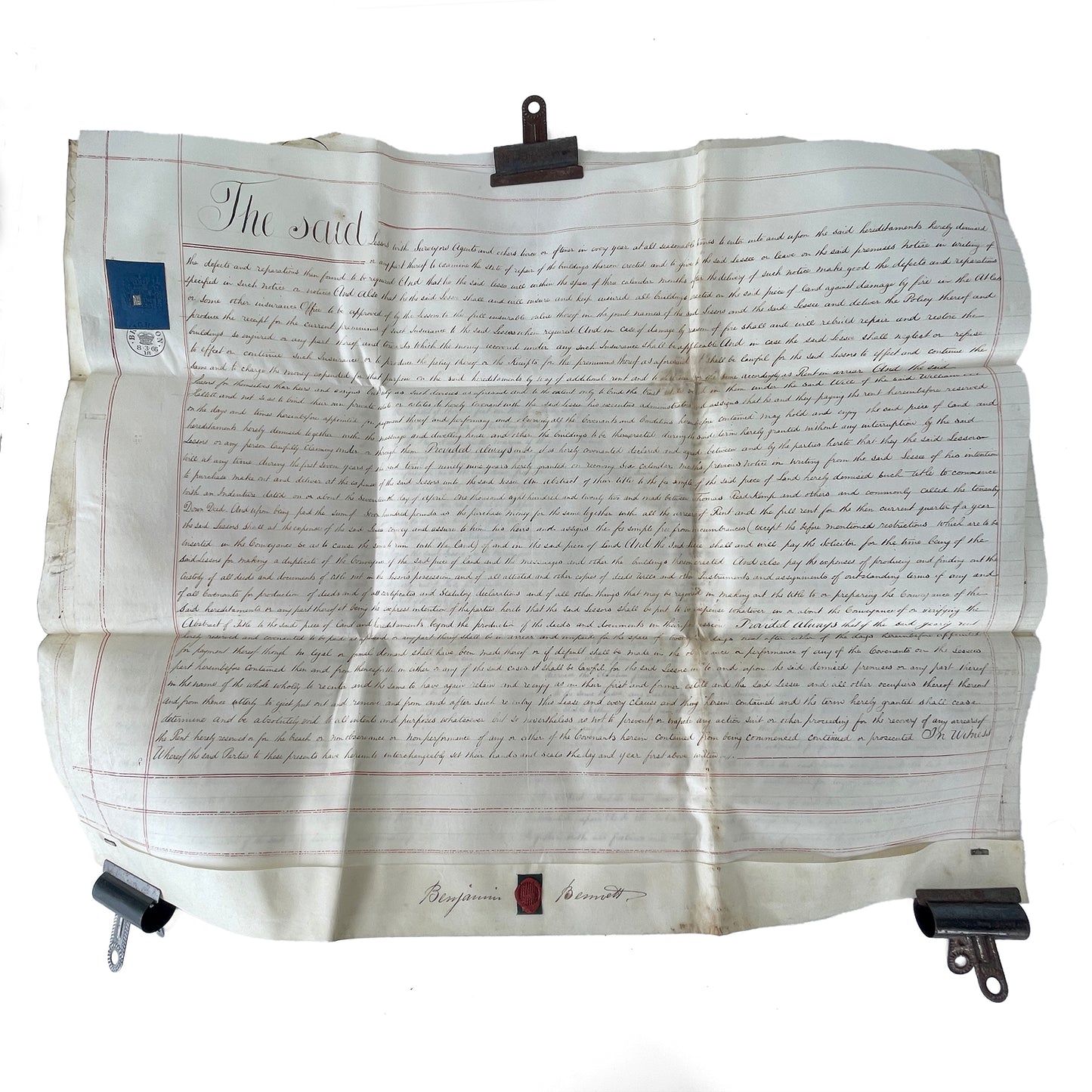 Beautiful Bundle of Legal Documents Circa 1800s – Early 1900s – Bundle 3