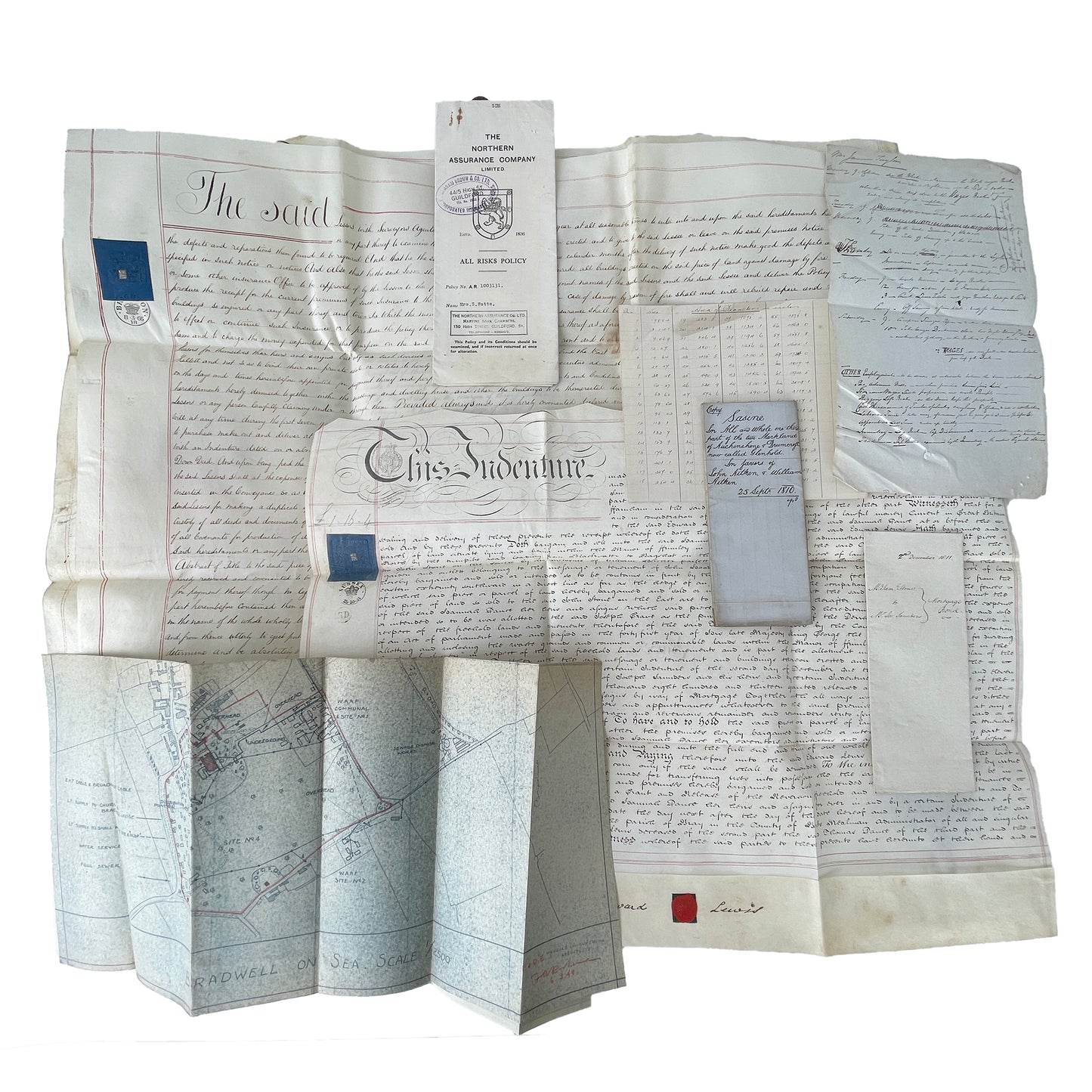 Beautiful Bundle of Legal Documents Circa 1800s – Early 1900s – Bundle 3