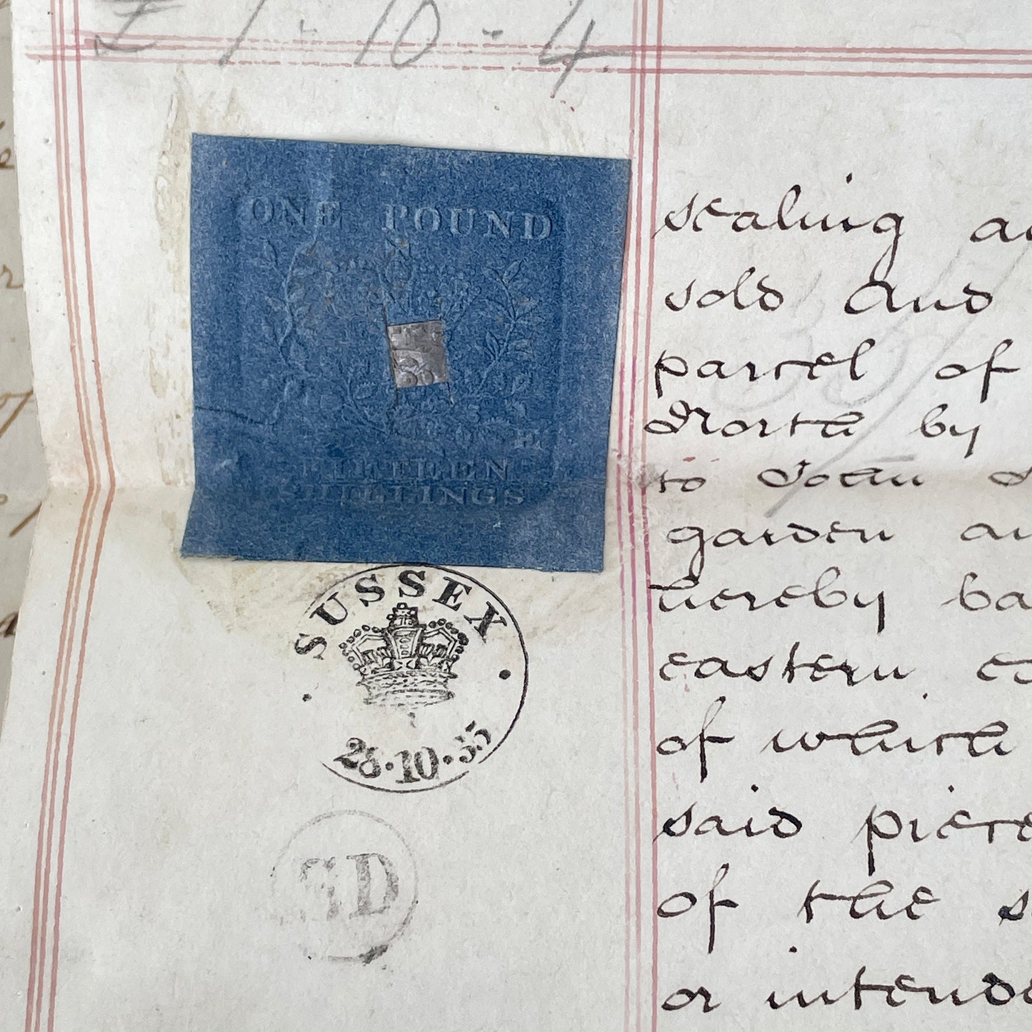 Beautiful Bundle of Legal Documents Circa 1800s – Early 1900s – Bundle 3