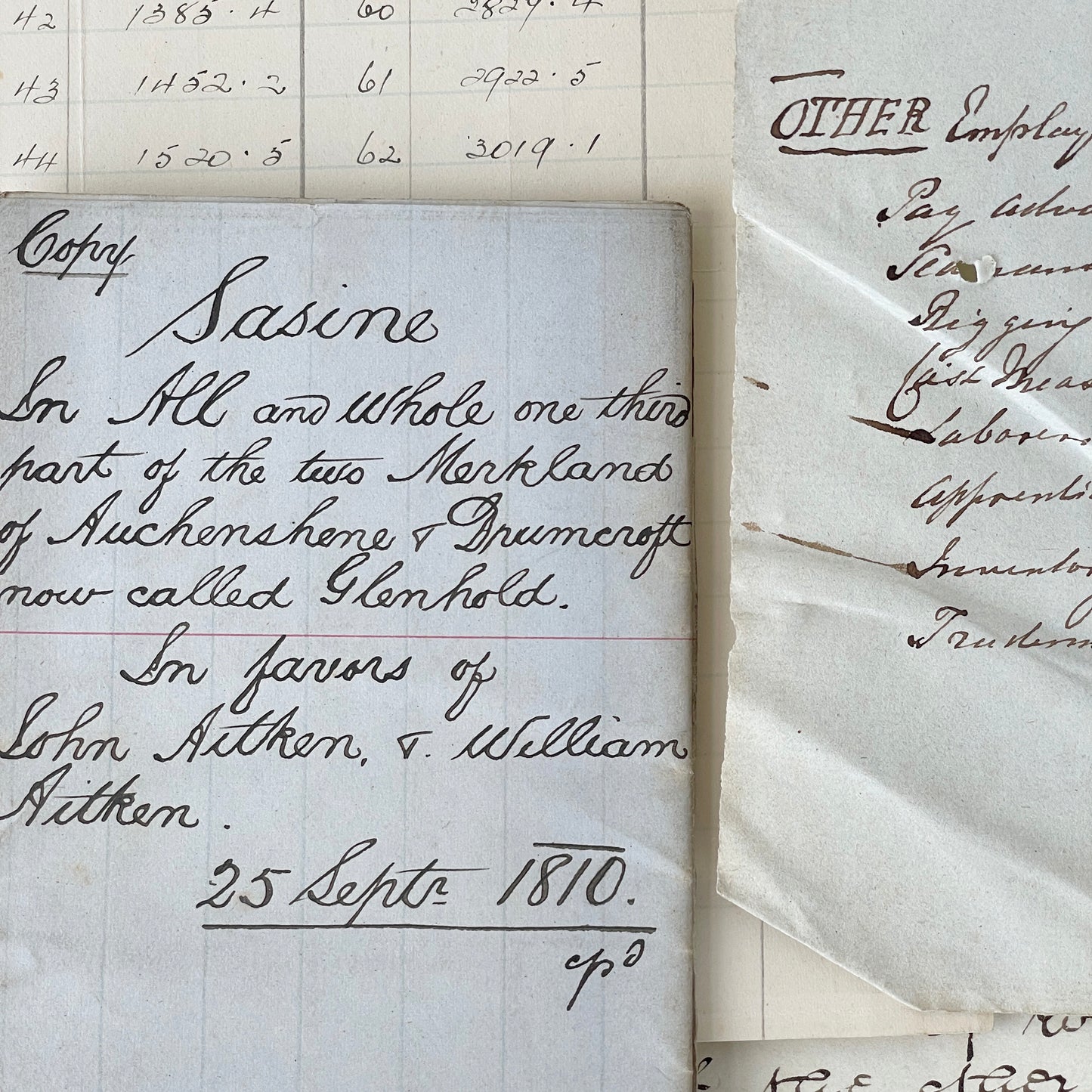 Beautiful Bundle of Legal Documents Circa 1800s – Early 1900s – Bundle 3