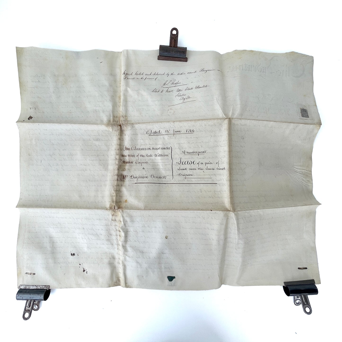 Beautiful Bundle of Legal Documents Circa 1800s – Early 1900s – Bundle 3