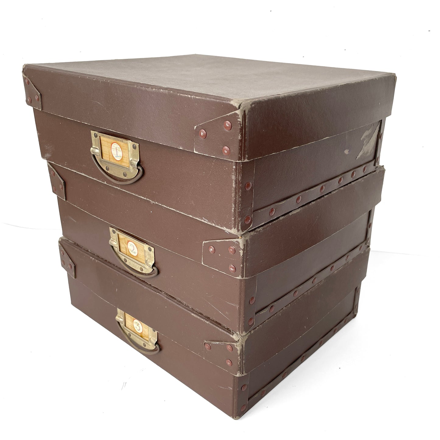 Set of Three 1950s Haberdashery Shop Boxes – OPTION B