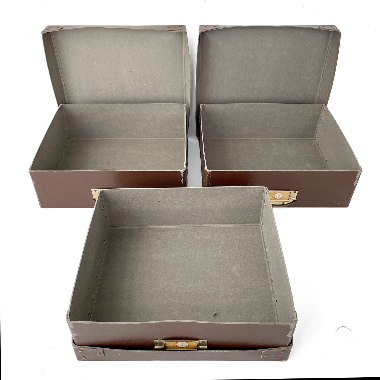 Set of Three 1950s Haberdashery Shop Boxes – OPTION B