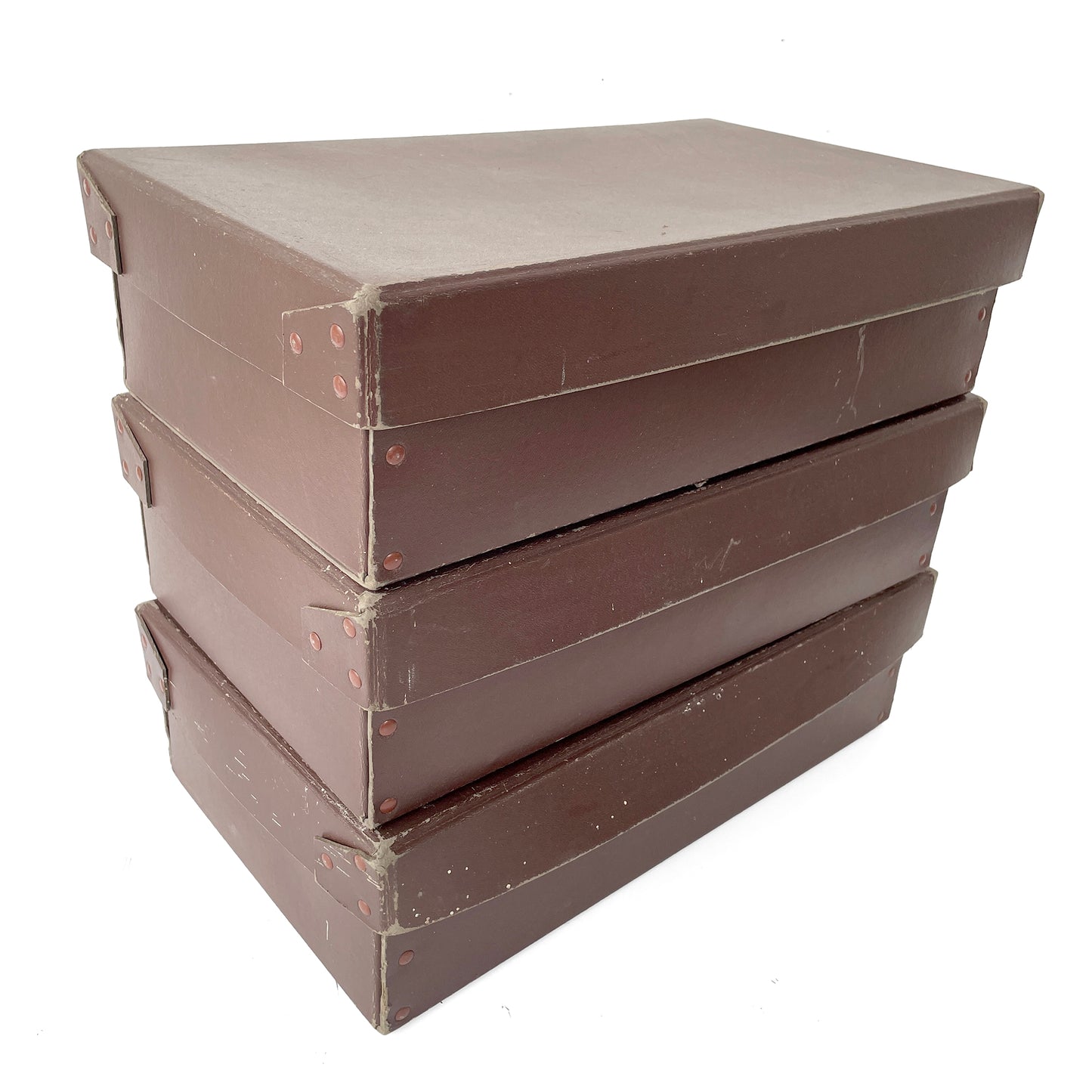 Set of Three 1950s Haberdashery Shop Boxes – OPTION A