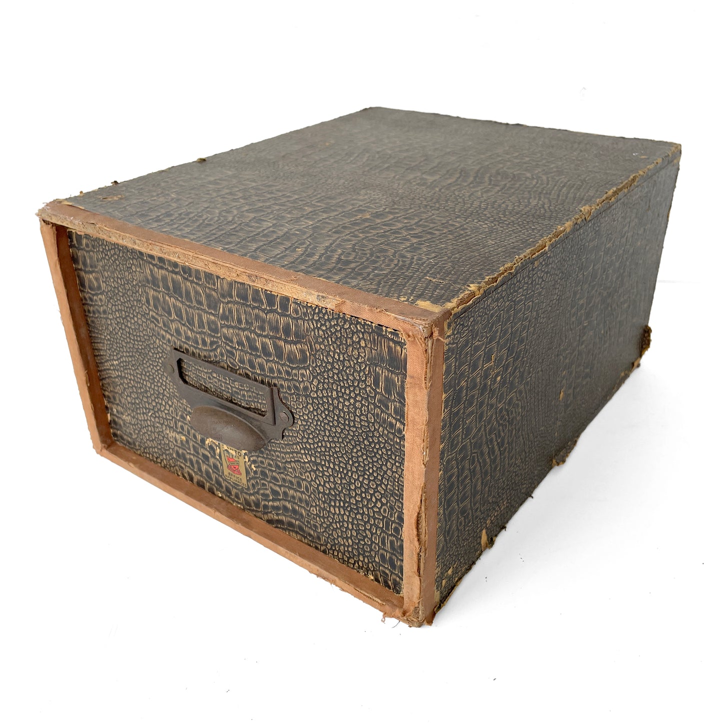 1930s Desktop Index Card Drawer
