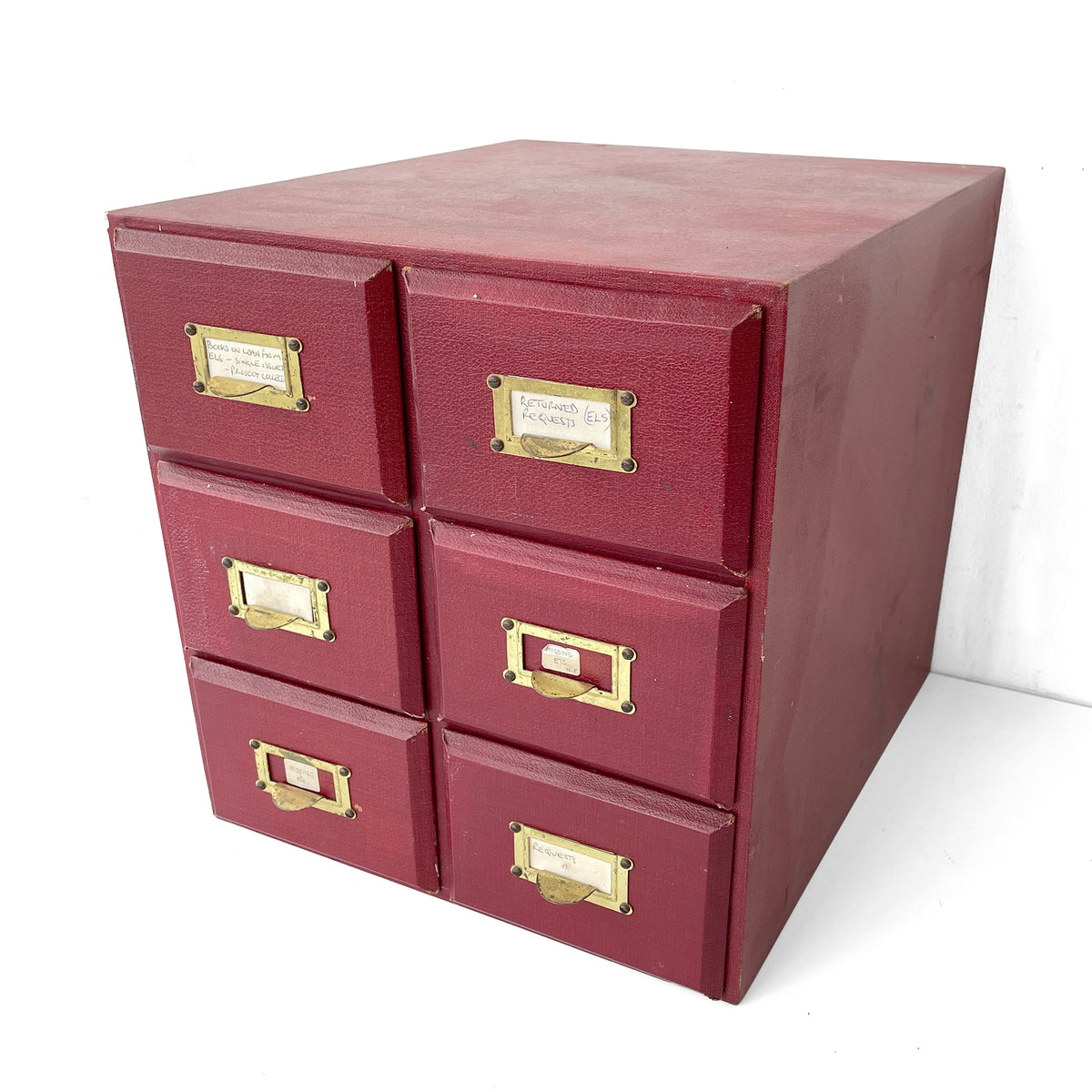 Fantastic Set of Early 20th Library Index Card Drawers – Sukie