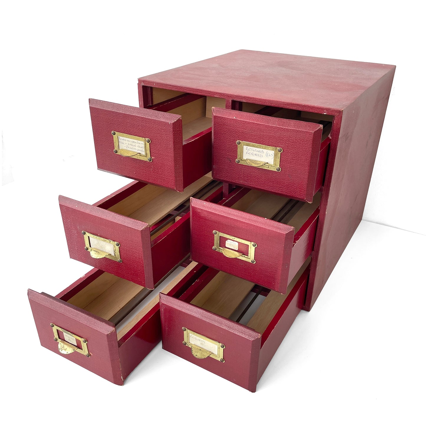 Fantastic Set of Early 20th Library Index Card Drawers – Sukie