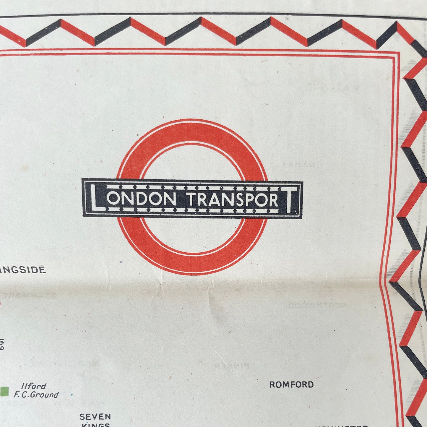 Lovley 1946 Trolleybus & Tram Map of Routes