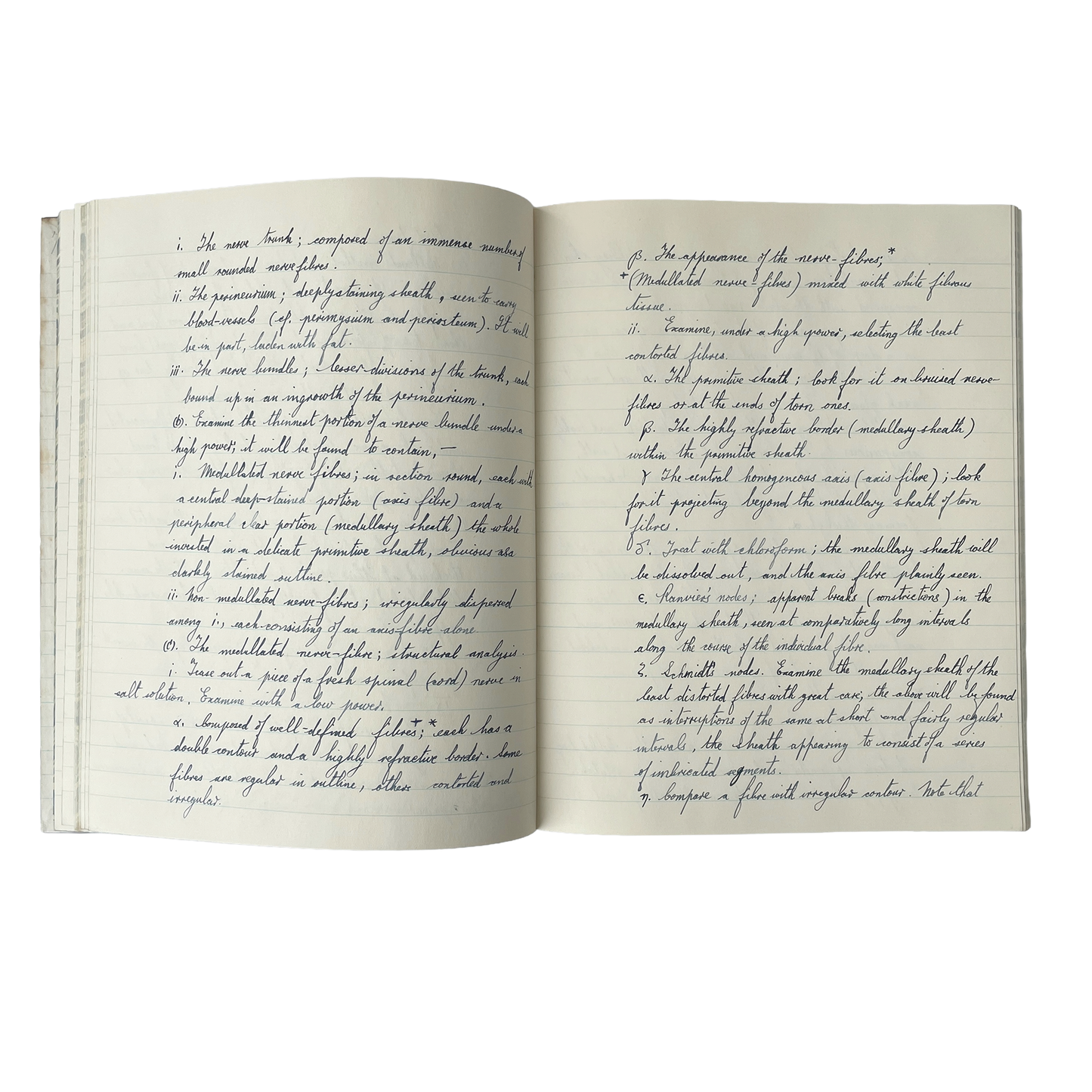 1934 Study Book of Practical and Theoretical Histology & Microscopy