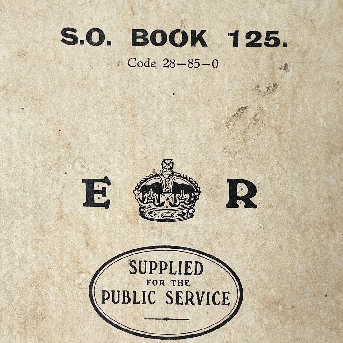 1952 ‘Stationery Office’ Hardbacked Lined Notebook