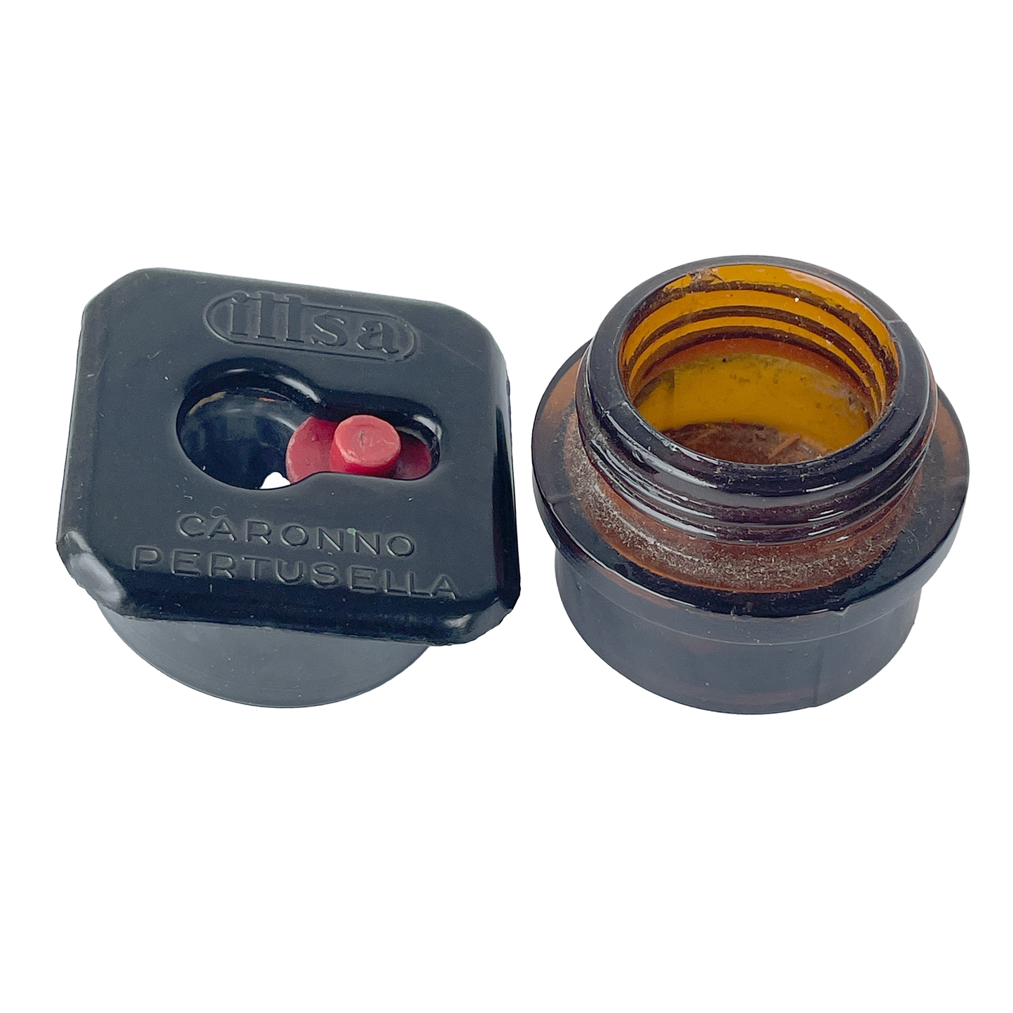 1920s Bakelite & Glass Travel Inkwell – Illsa