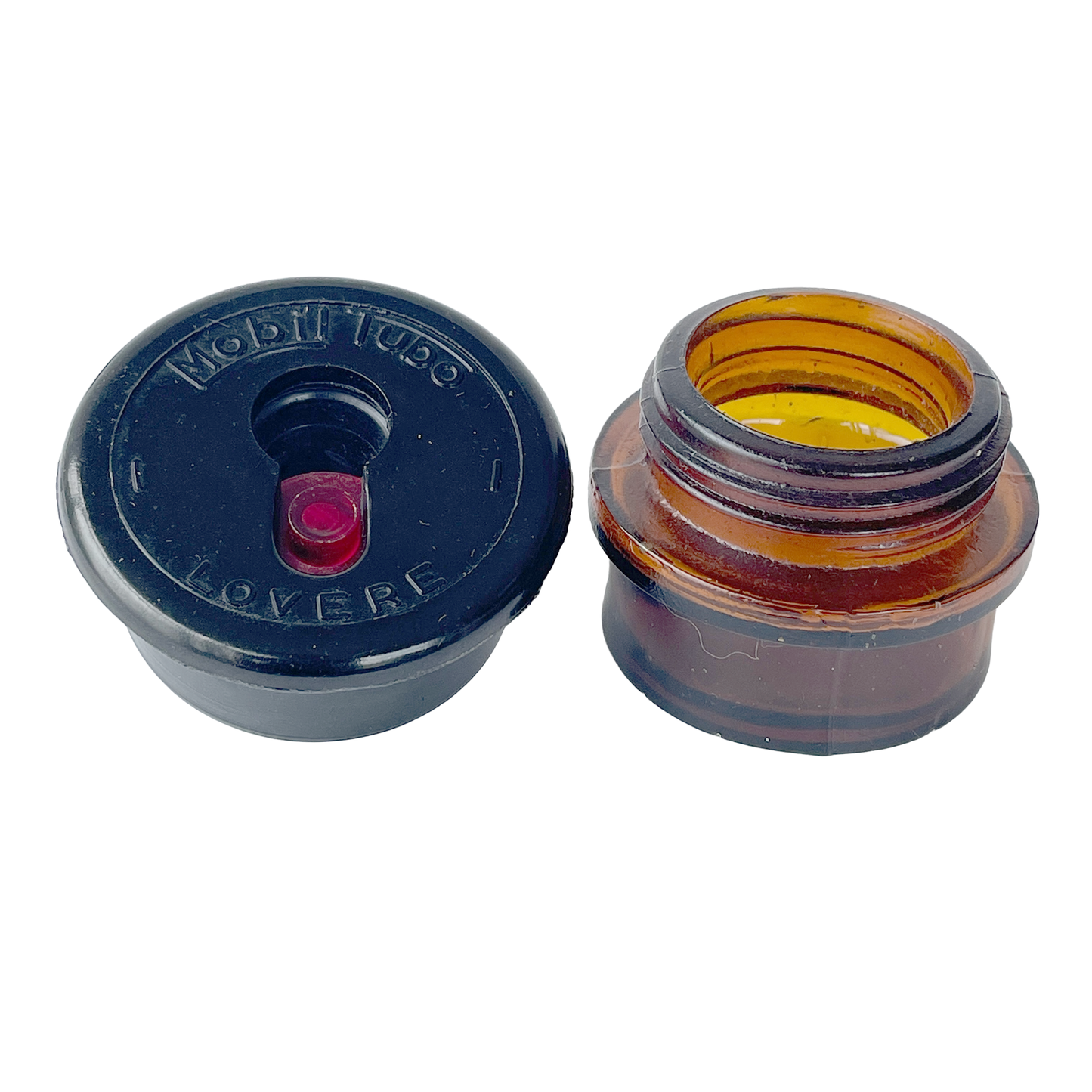 1920s Bakelite & Glass Travel Inkwell – Mobil Tubo Lovere