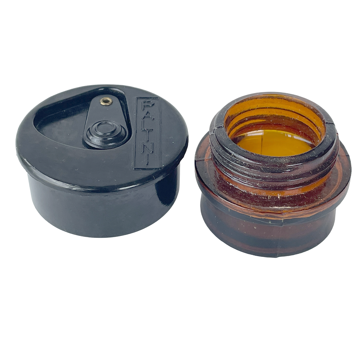 1920s Bakelite & Glass Travel Inkwell – Palitni