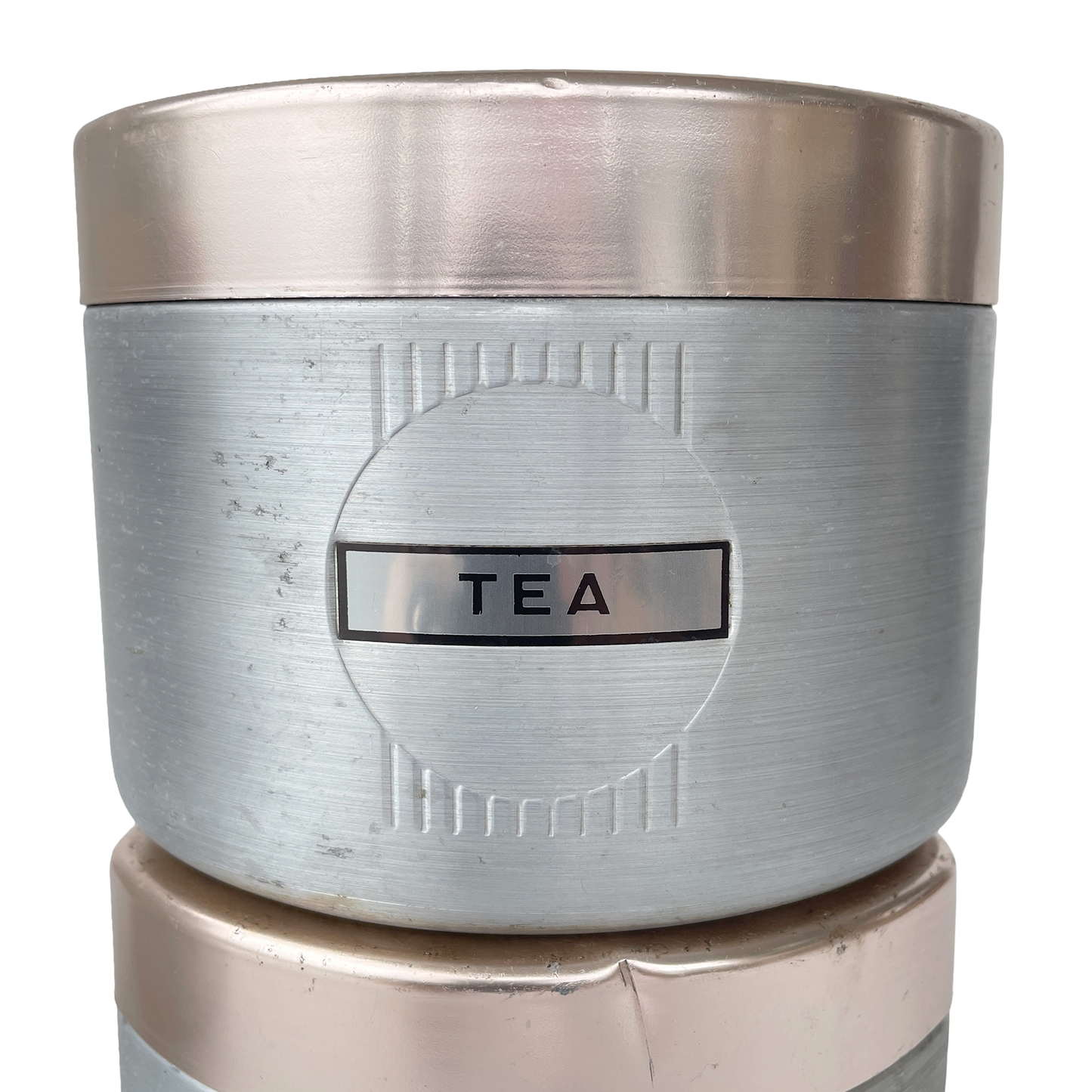 1950s ‘Kromex’ Spun Aluminium Sugar, Tea & Coffee Tins