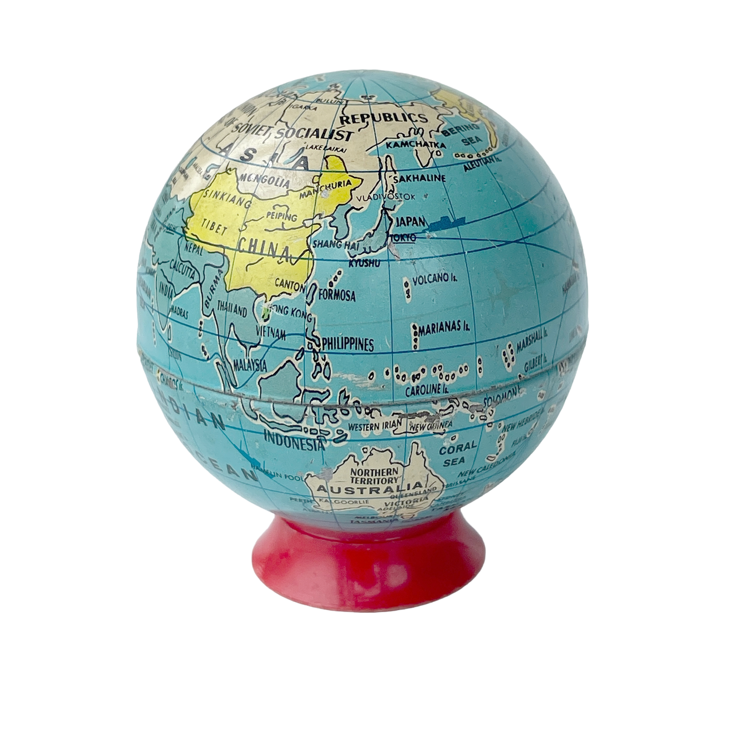 1960s Novelty Globe Pencil Sharpener