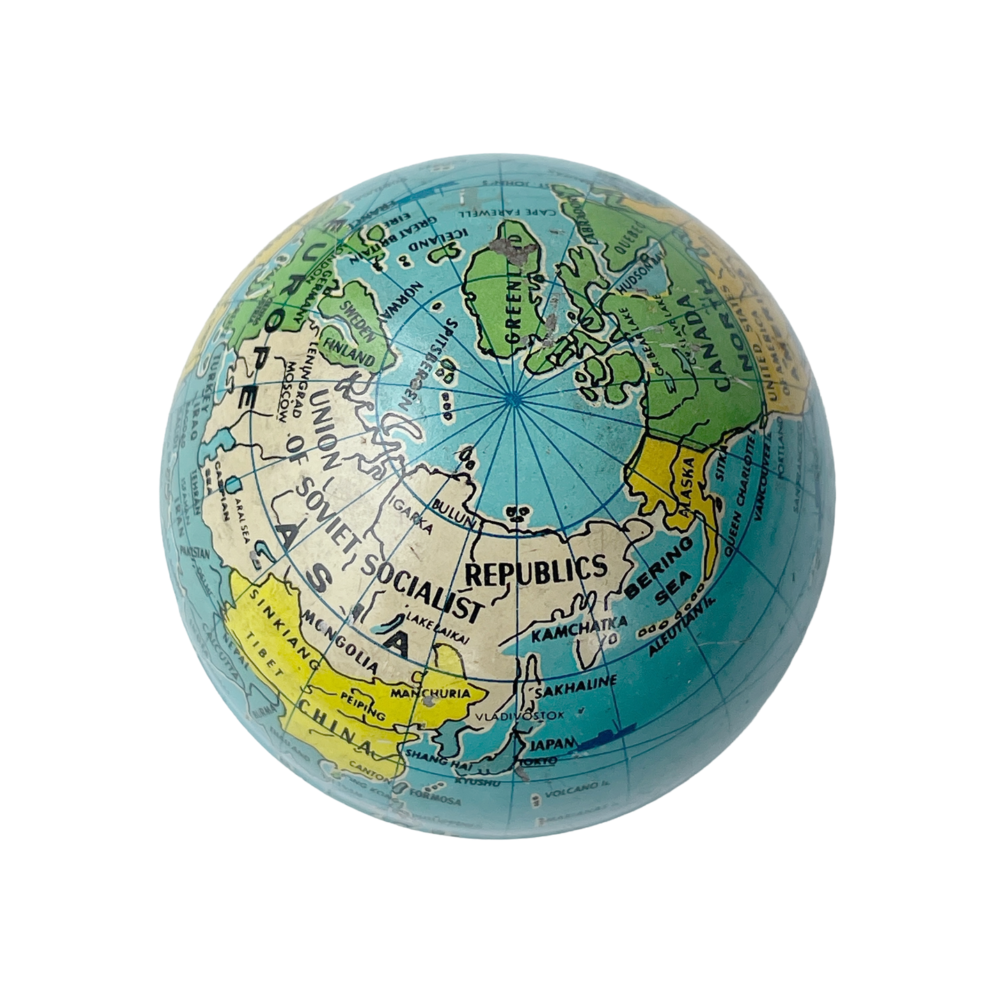 1960s Novelty Globe Pencil Sharpener