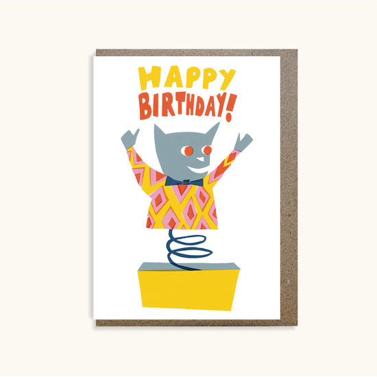 Jack-in-a-box Birthday Card