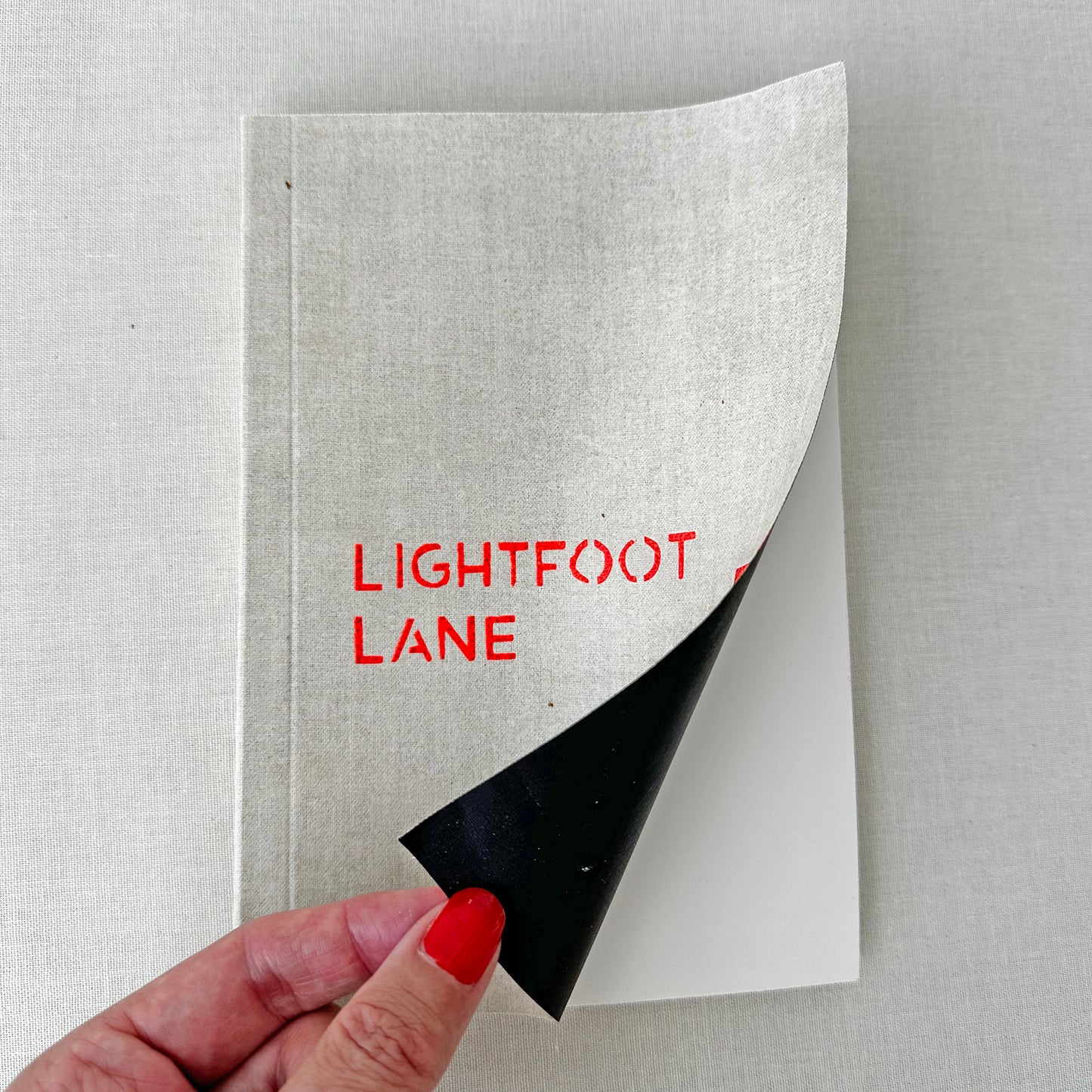 Bus Destination Blind Journal With Linen Cover