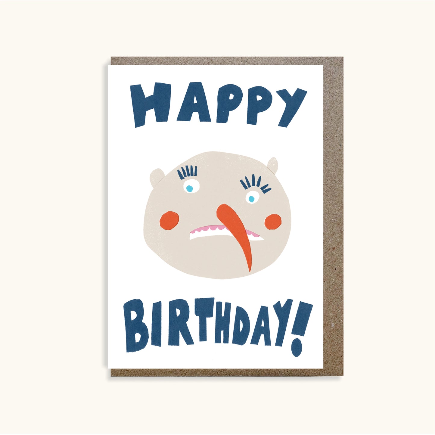 Long Nose Birthday Card