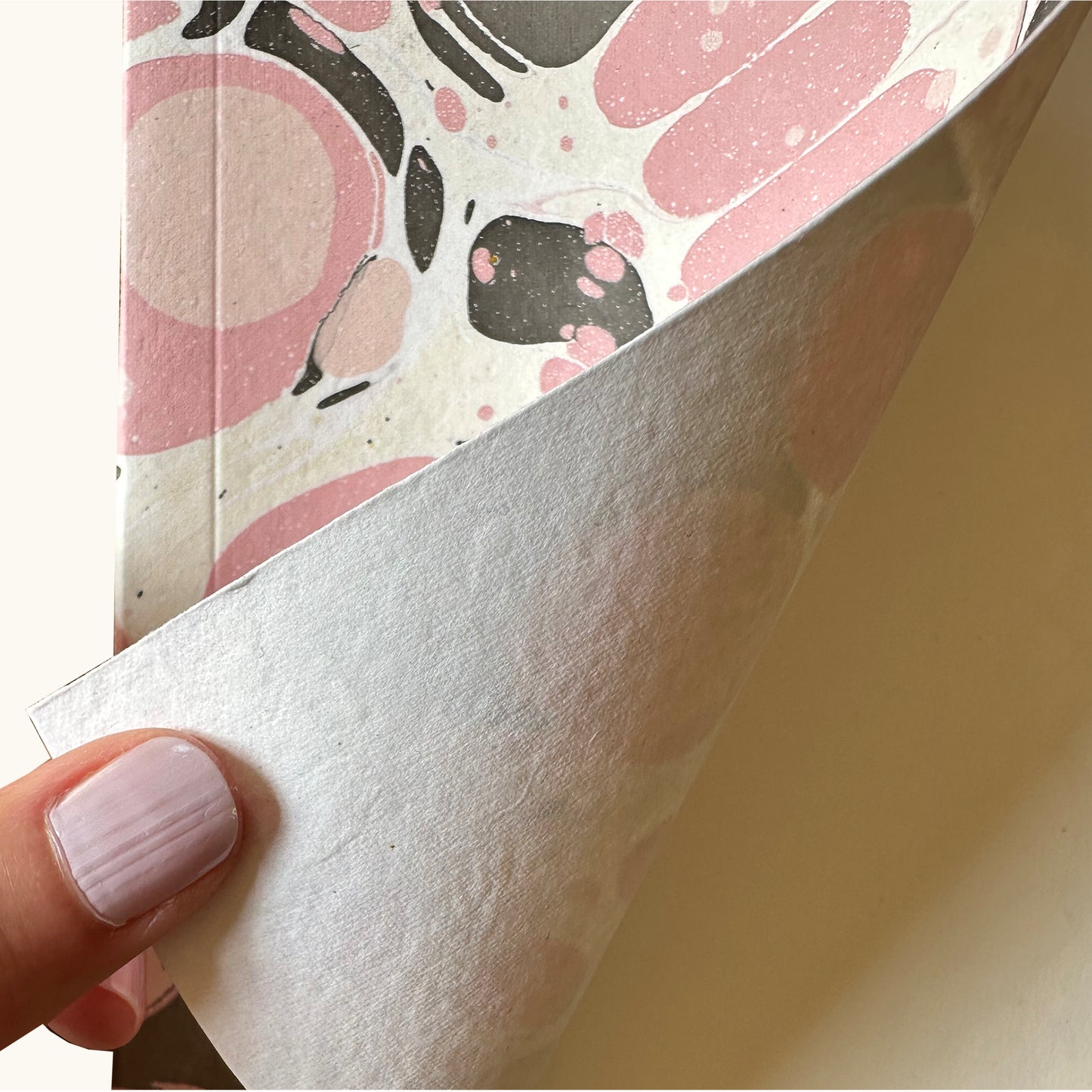 Load image into Gallery viewer, Hand Marbled Journal In Pink - Sukie

