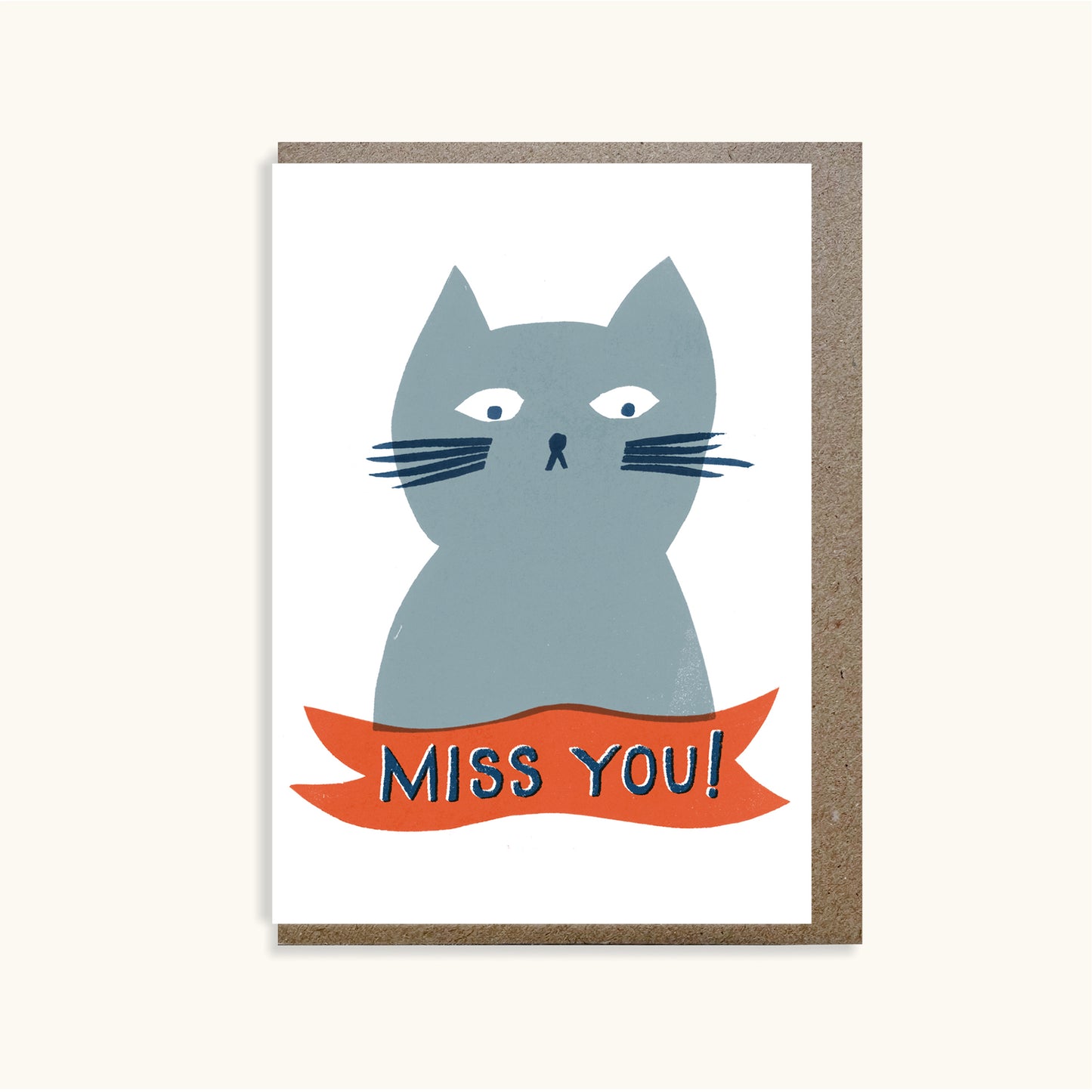 Miss You Card