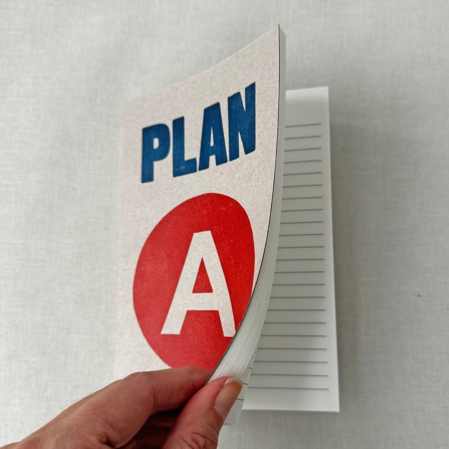 Plan A Typography Notebook With Lined Pages