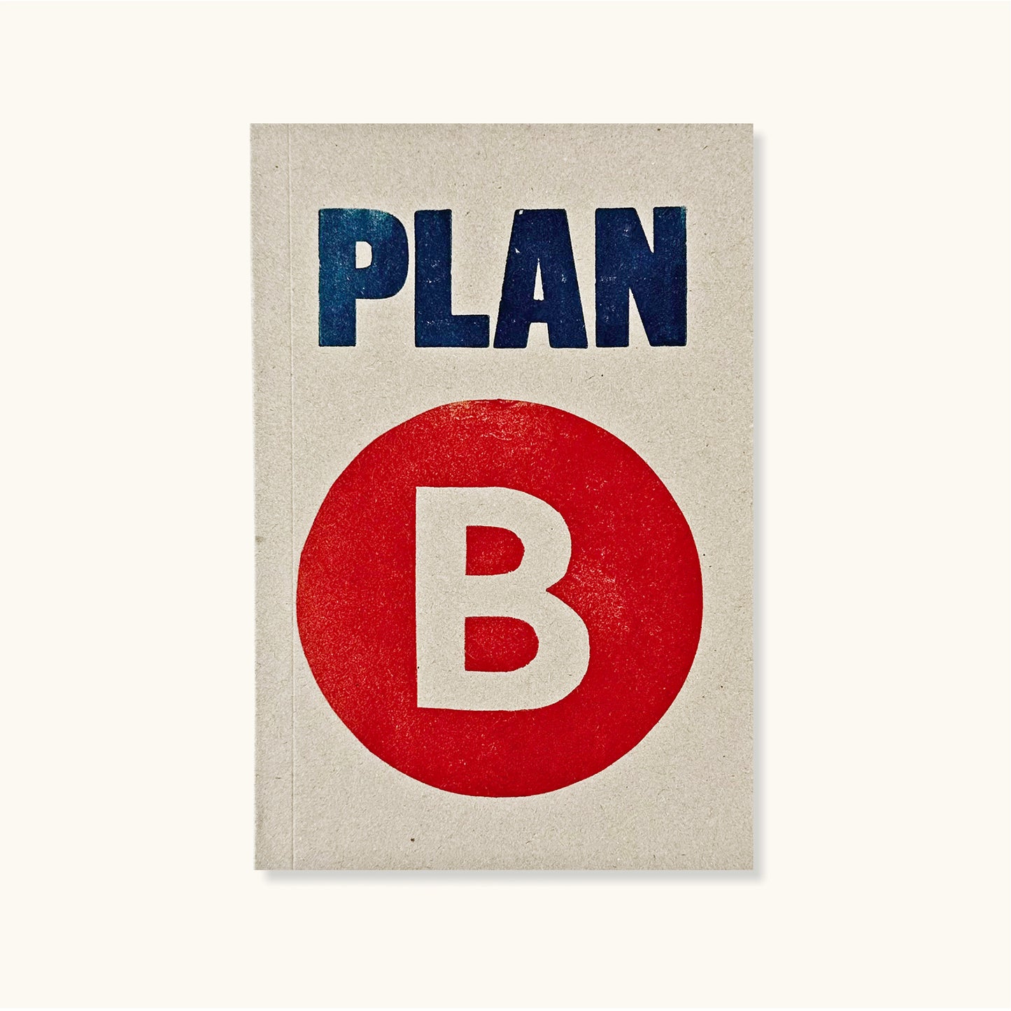Plan B Typography Notebook With Lined Pages