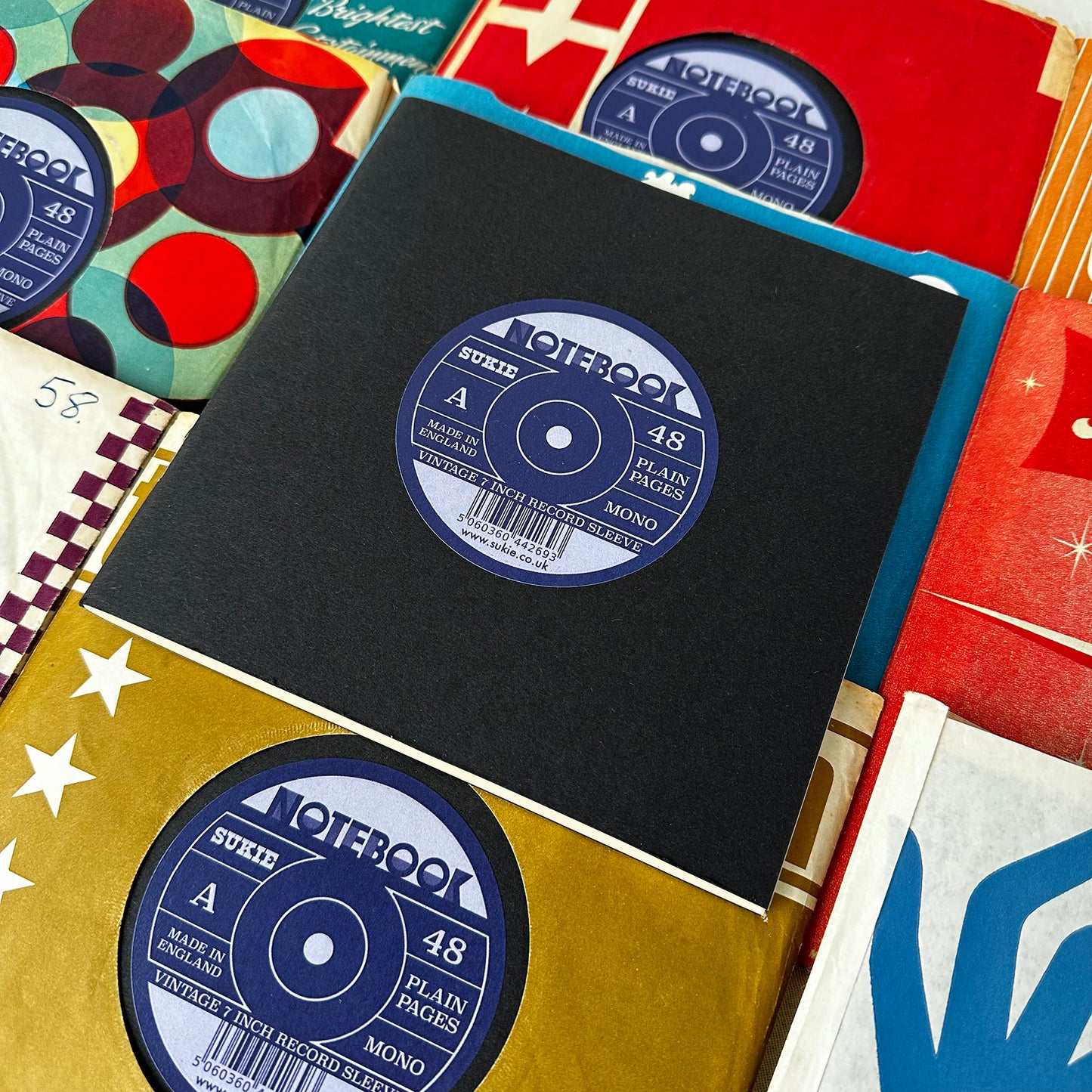 Multi-Colour Record Sleeve Book