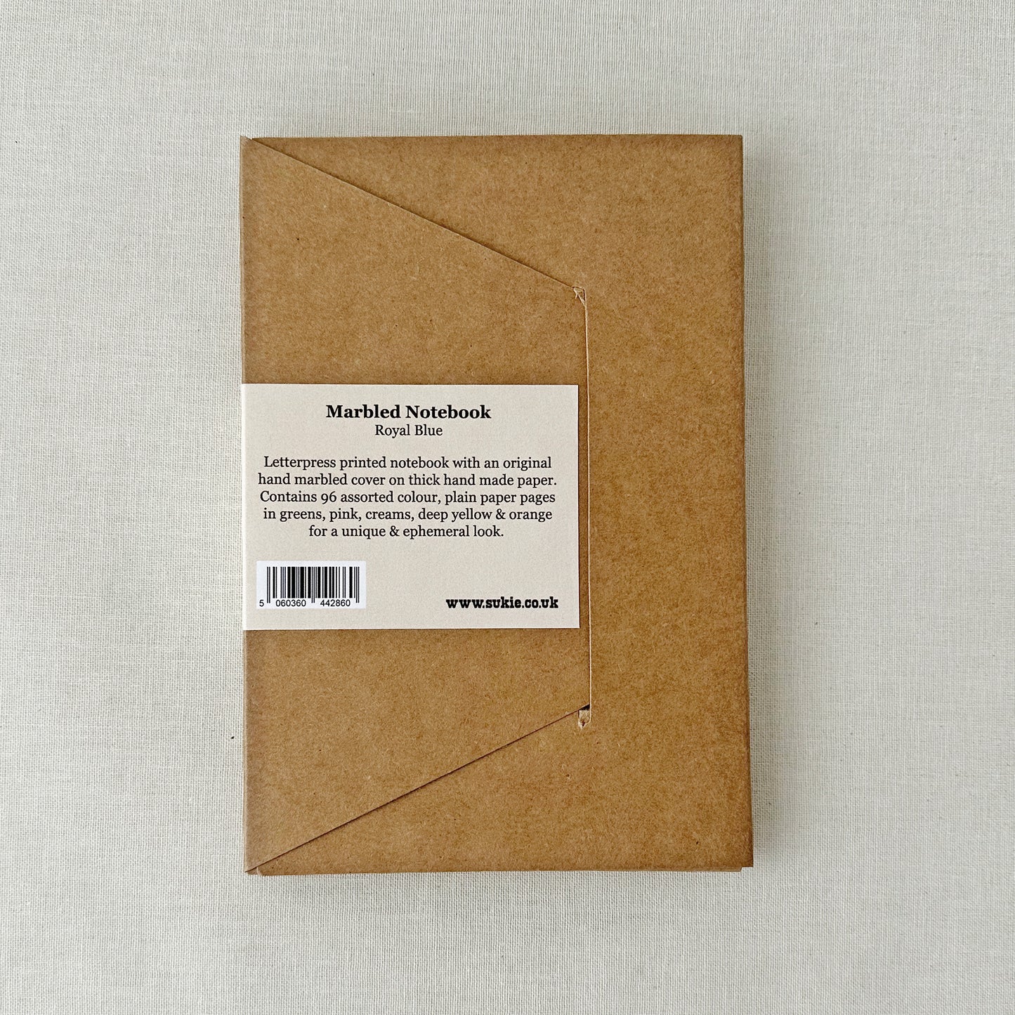 Royal Blue Marbled Notebook