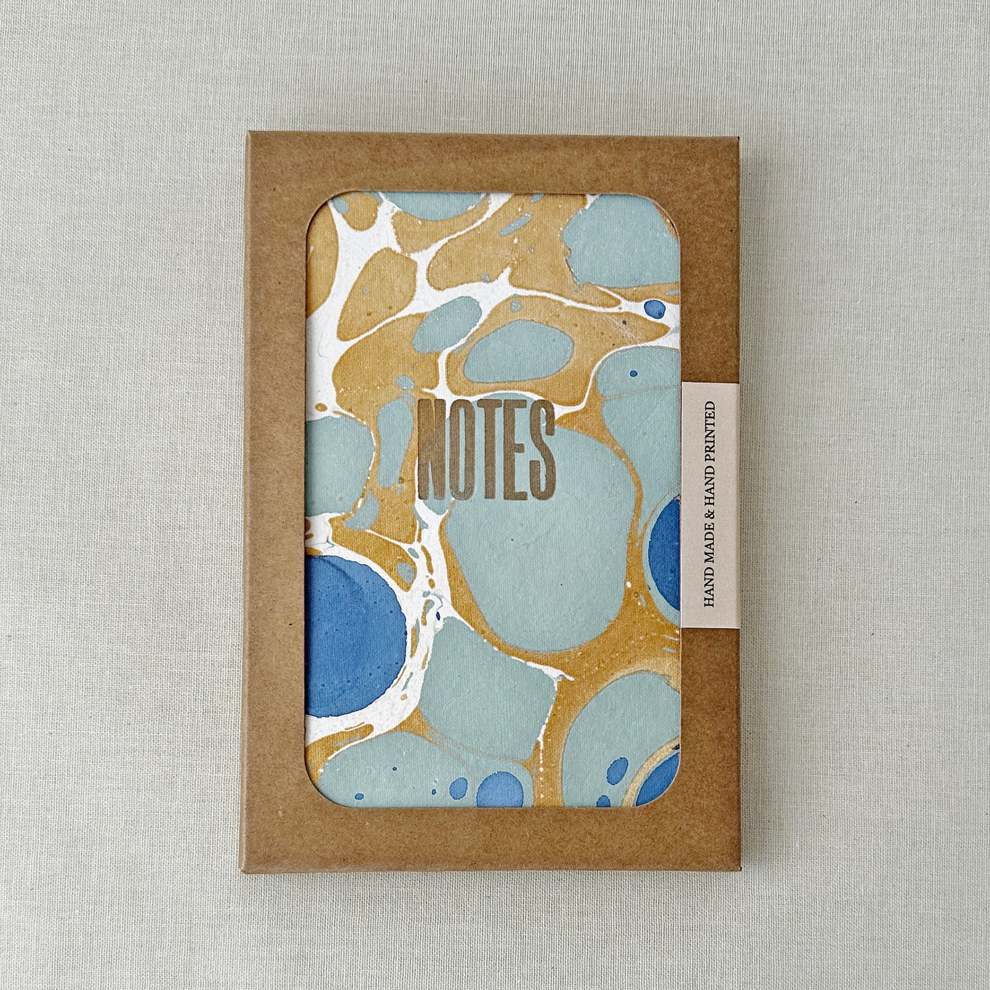 Royal Blue Marbled Notebook