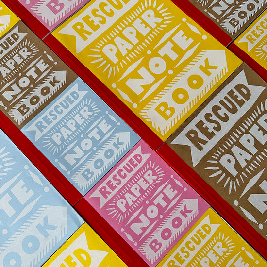 Rescued Paper Notebook (LARGE 19.5 X 24CM)