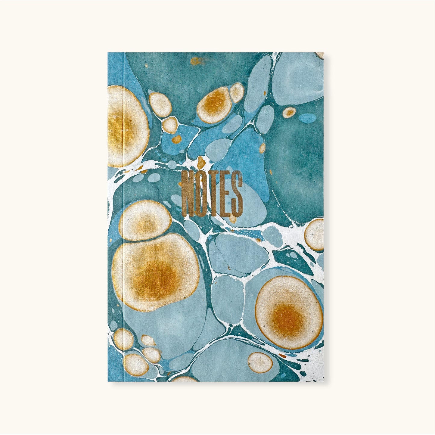 Sea Green Marbled Notebook
