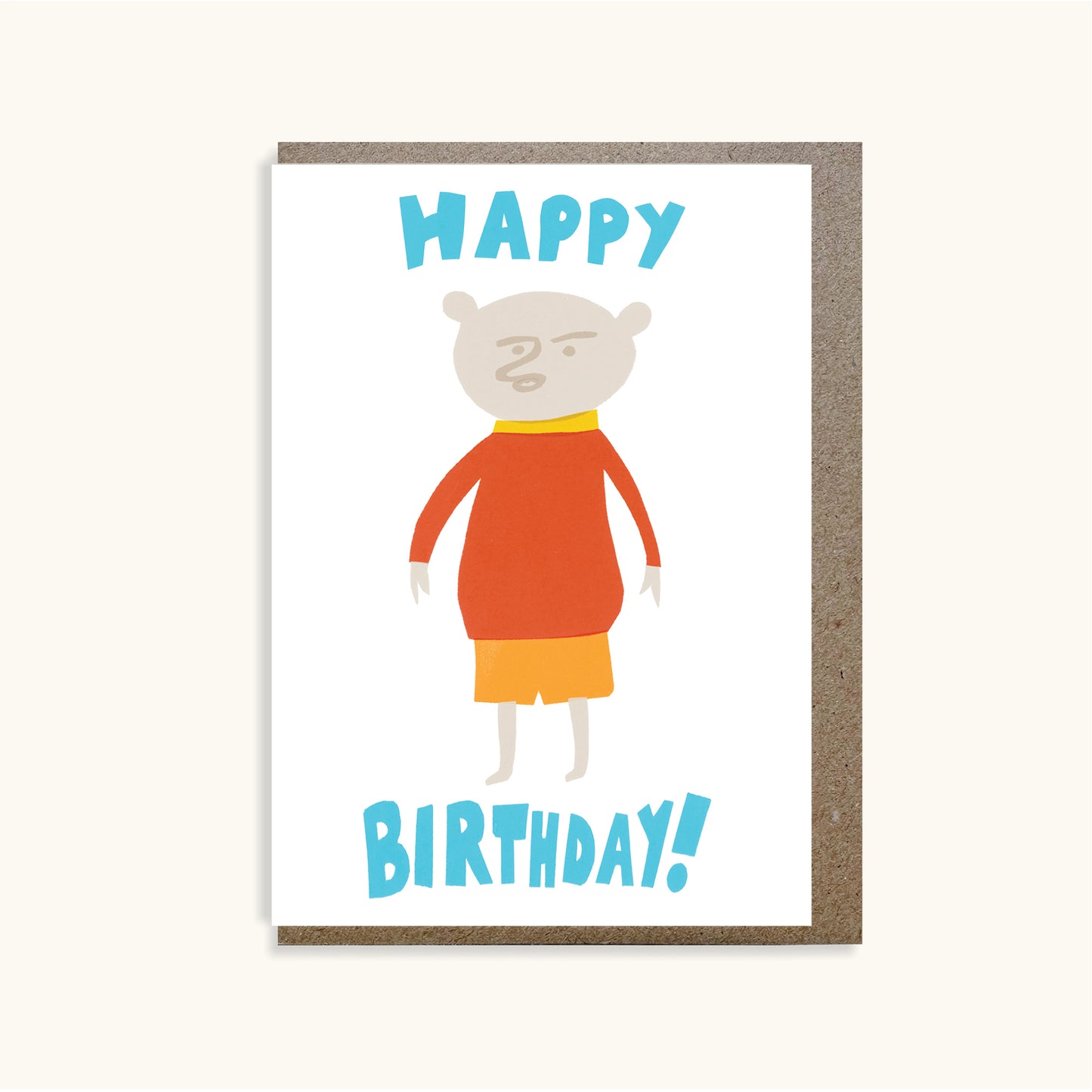 Shorts Guy Birthday Card