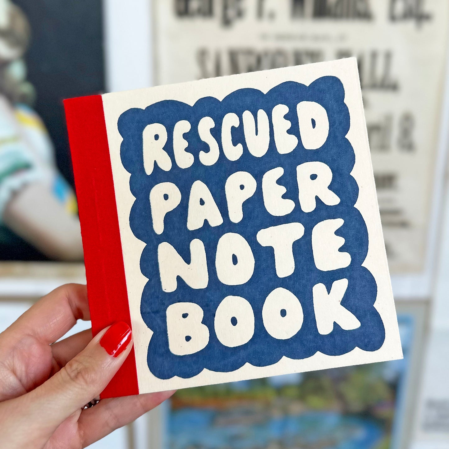 Rescued Paper Notebook (SMALL 14 X 14CM) - Sukie