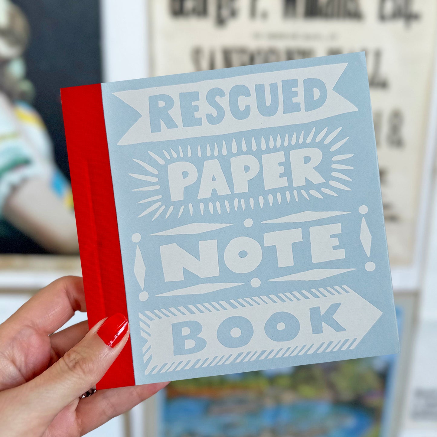 Rescued Paper Notebook (SMALL 14 X 14CM)