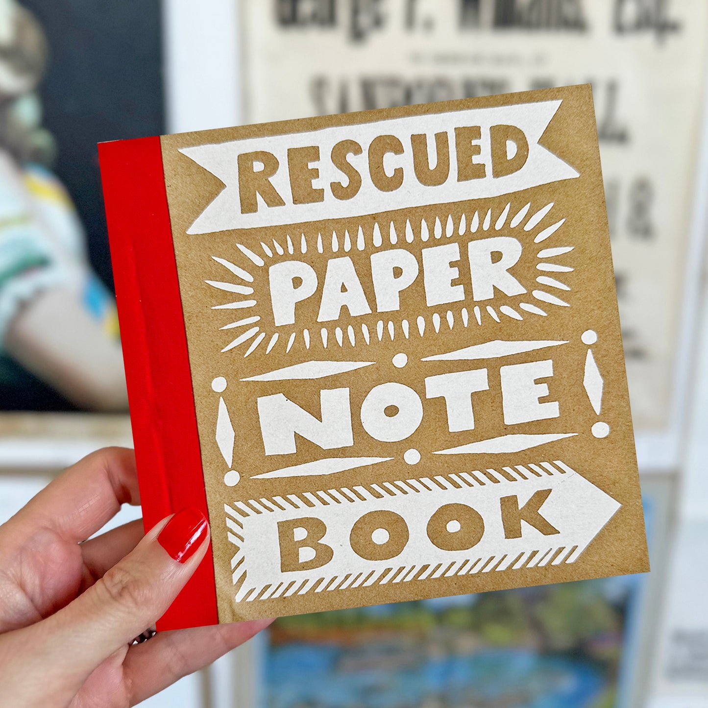 Rescued Paper Notebook (SMALL 14 X 14CM)