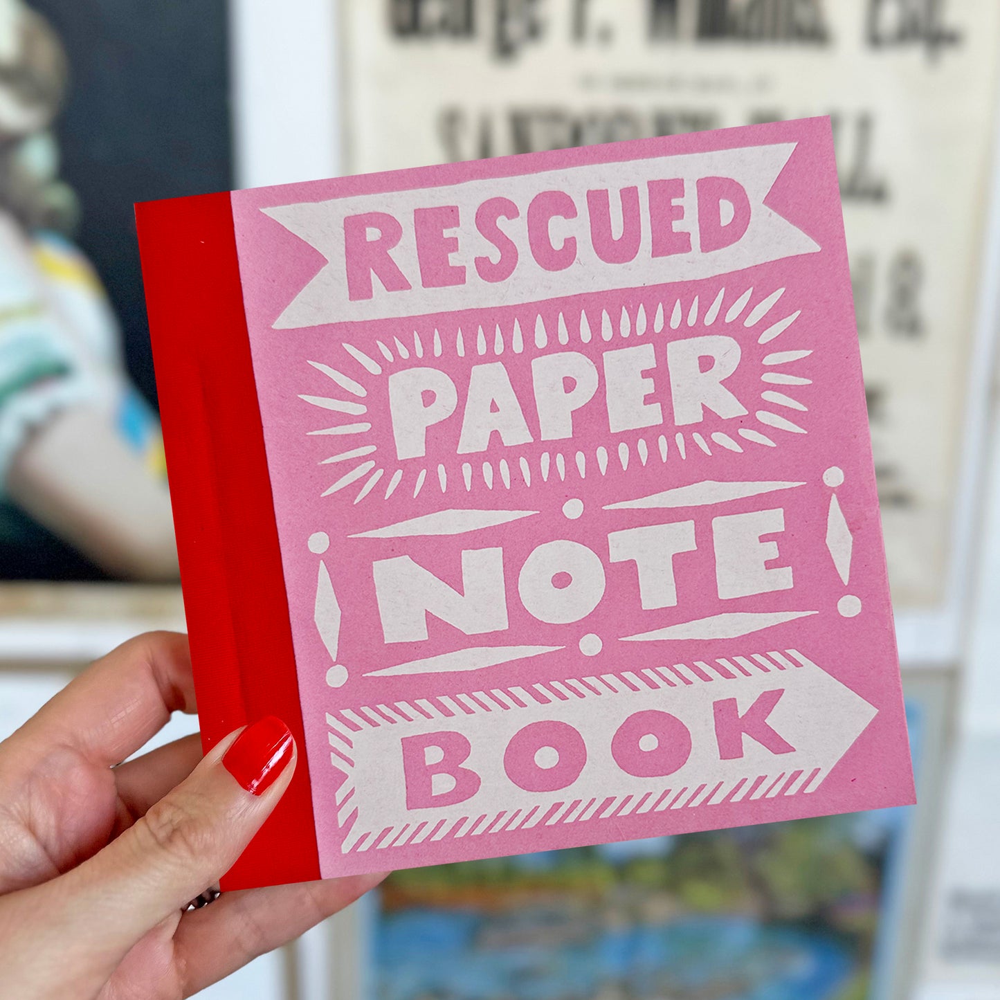 Rescued Paper Notebook (SMALL 14 X 14CM)