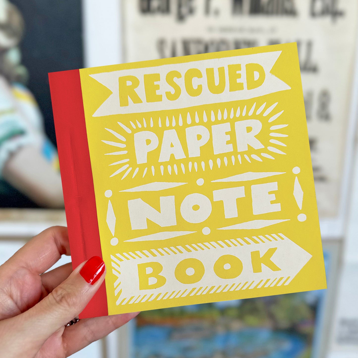 Rescued Paper Notebook (SMALL 14 X 14CM)