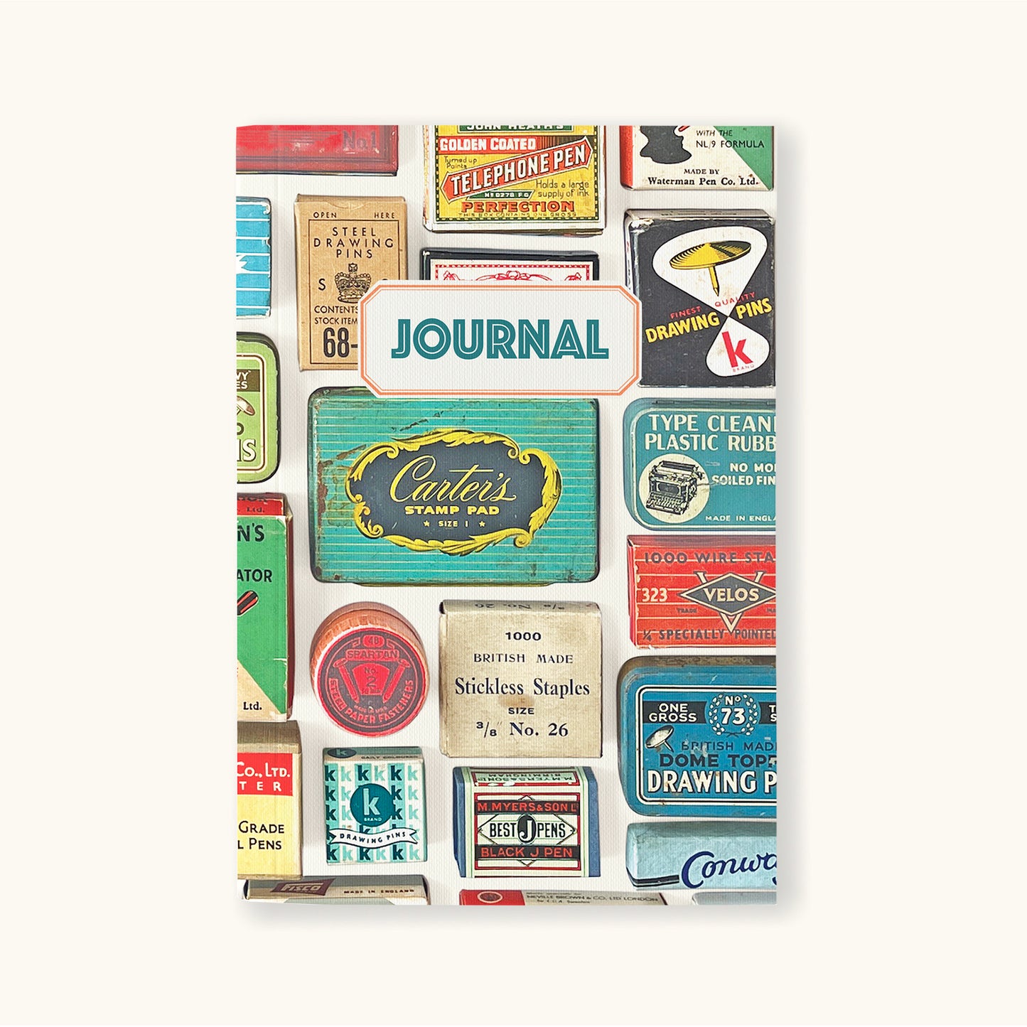 Vintage Stationery Supplies Journal With Assorted Papers - Sukie